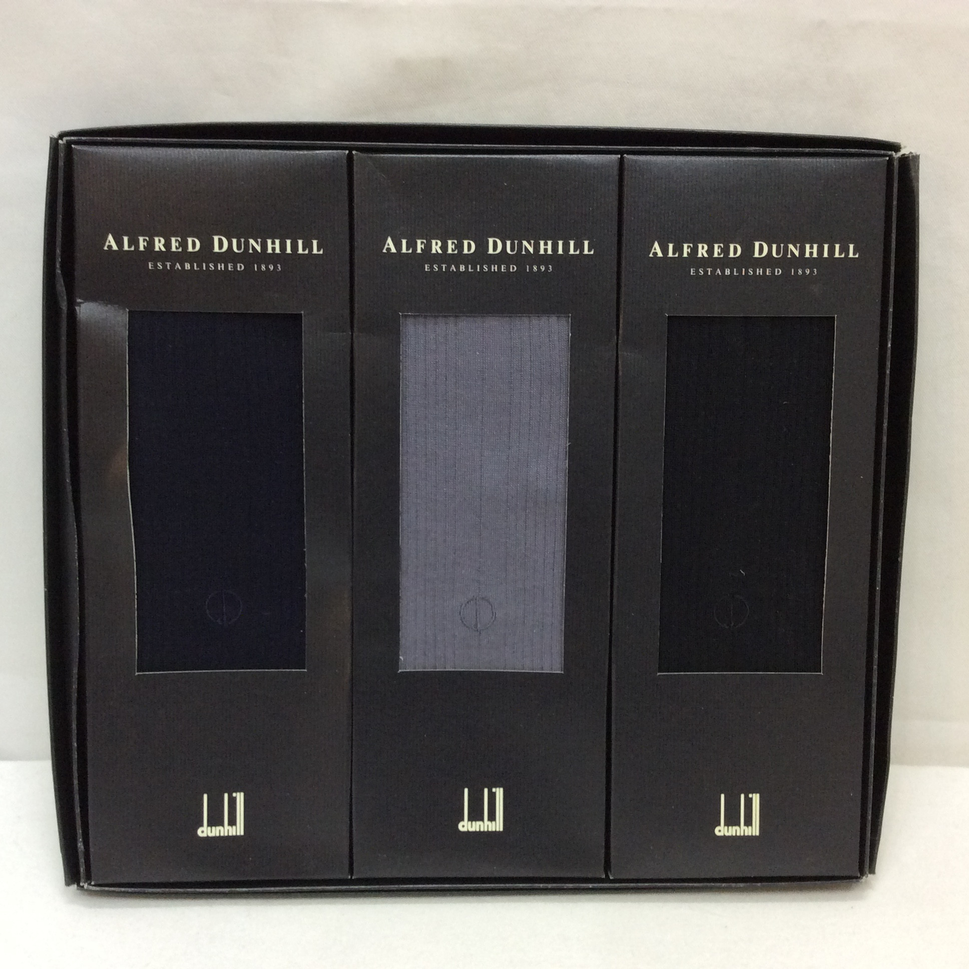 未使用☆dunhill ダンヒル 紳士靴下3足組