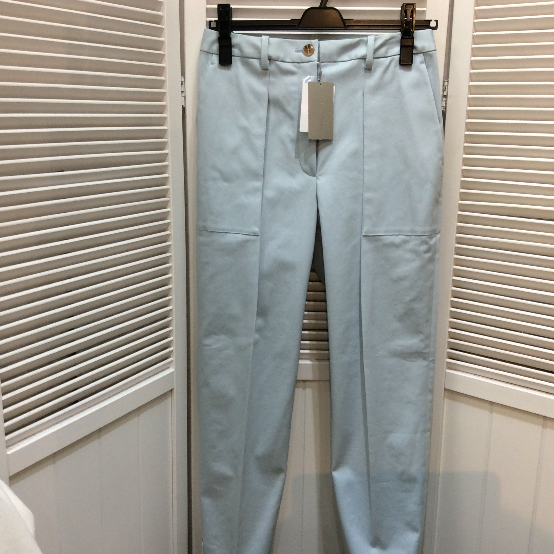 未使用 セオリーリュクス  パンツ  サイズ36   水色