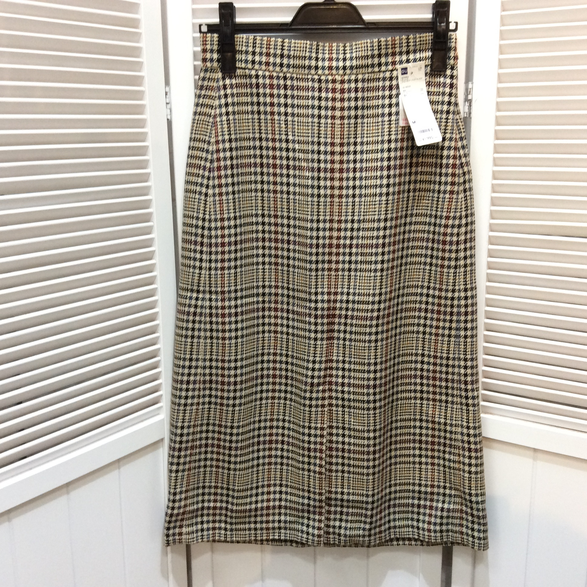 未使用 GU  スカート  Mサイズ チェック柄