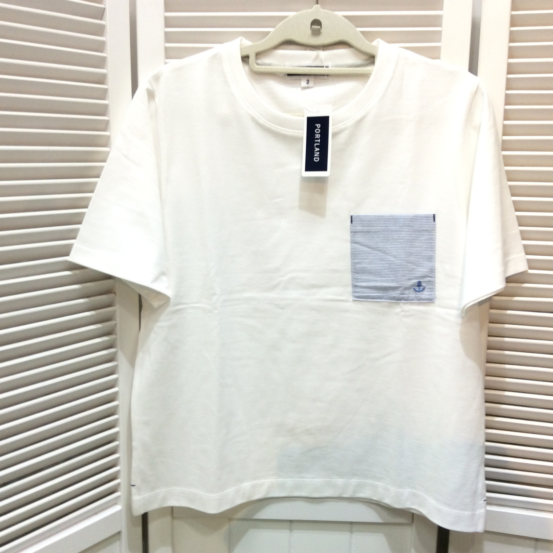 未使用 PORTLAND Tシャツ  サイズ2   ホワイト