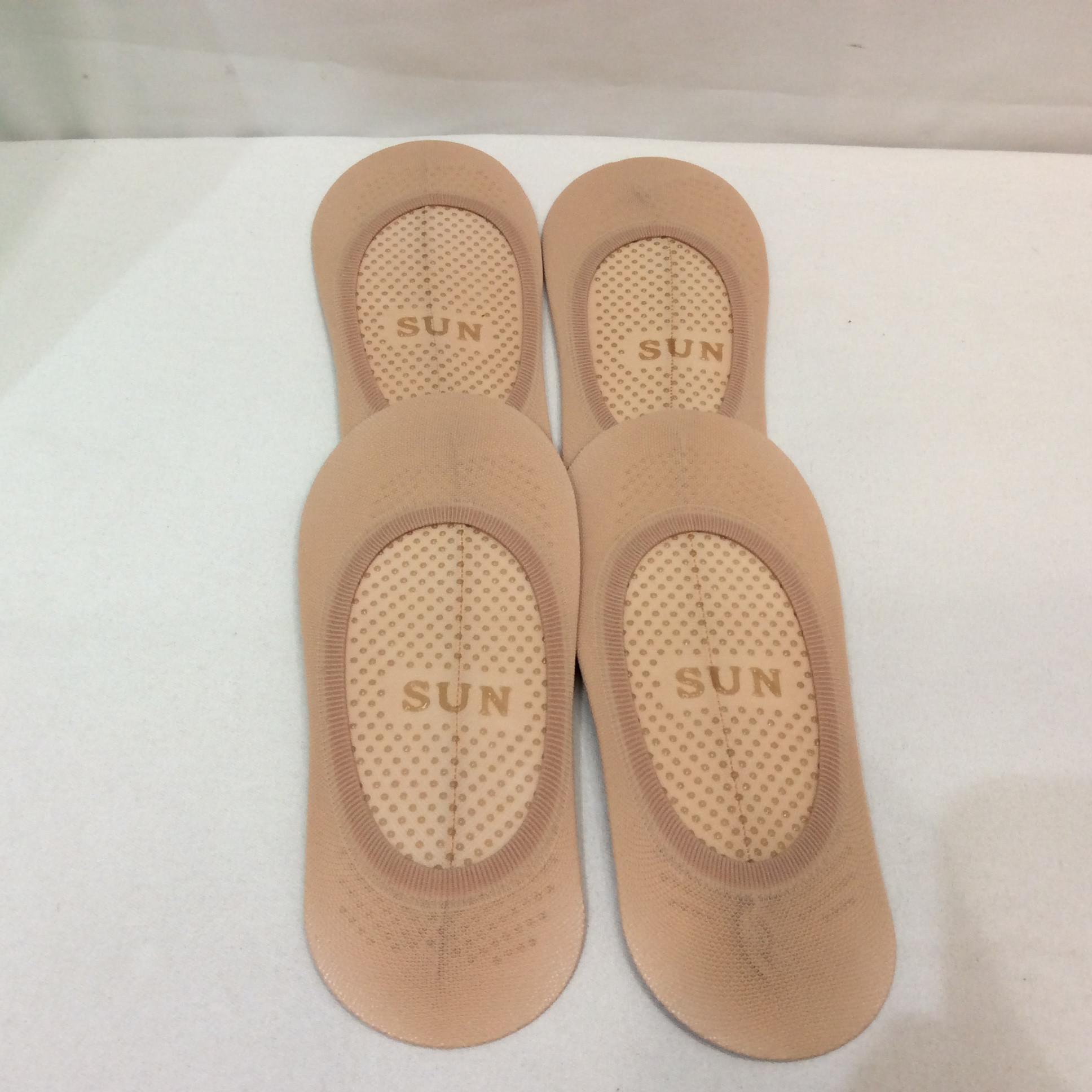 新品 フットカバー  4足  ベージュ