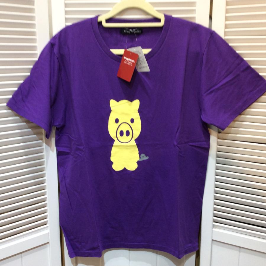 新品☆drug store's ドラッグストアーズ Tシャツ 3 パープル