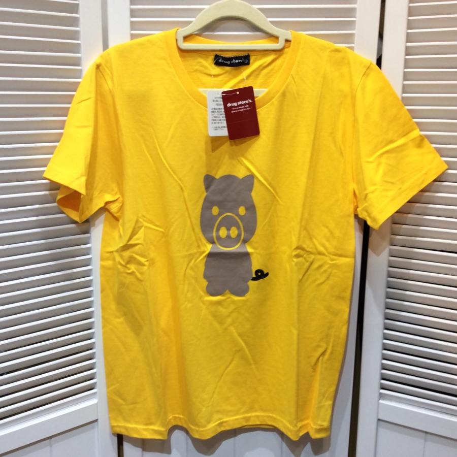 新品☆drug store's ドラッグストアーズ Tシャツ 3 イエロー