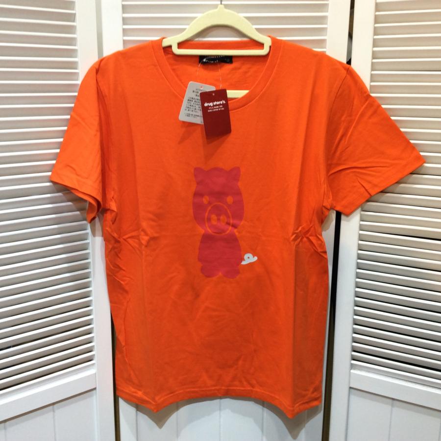 新品☆drug store's ドラッグストアーズ Tシャツ 3 オレンジ