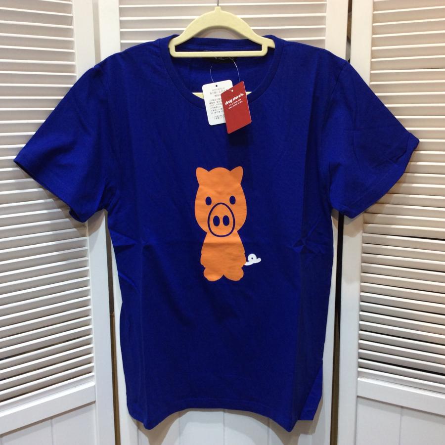 新品☆drug store's ドラッグストアーズ Tシャツ 3 ブルー