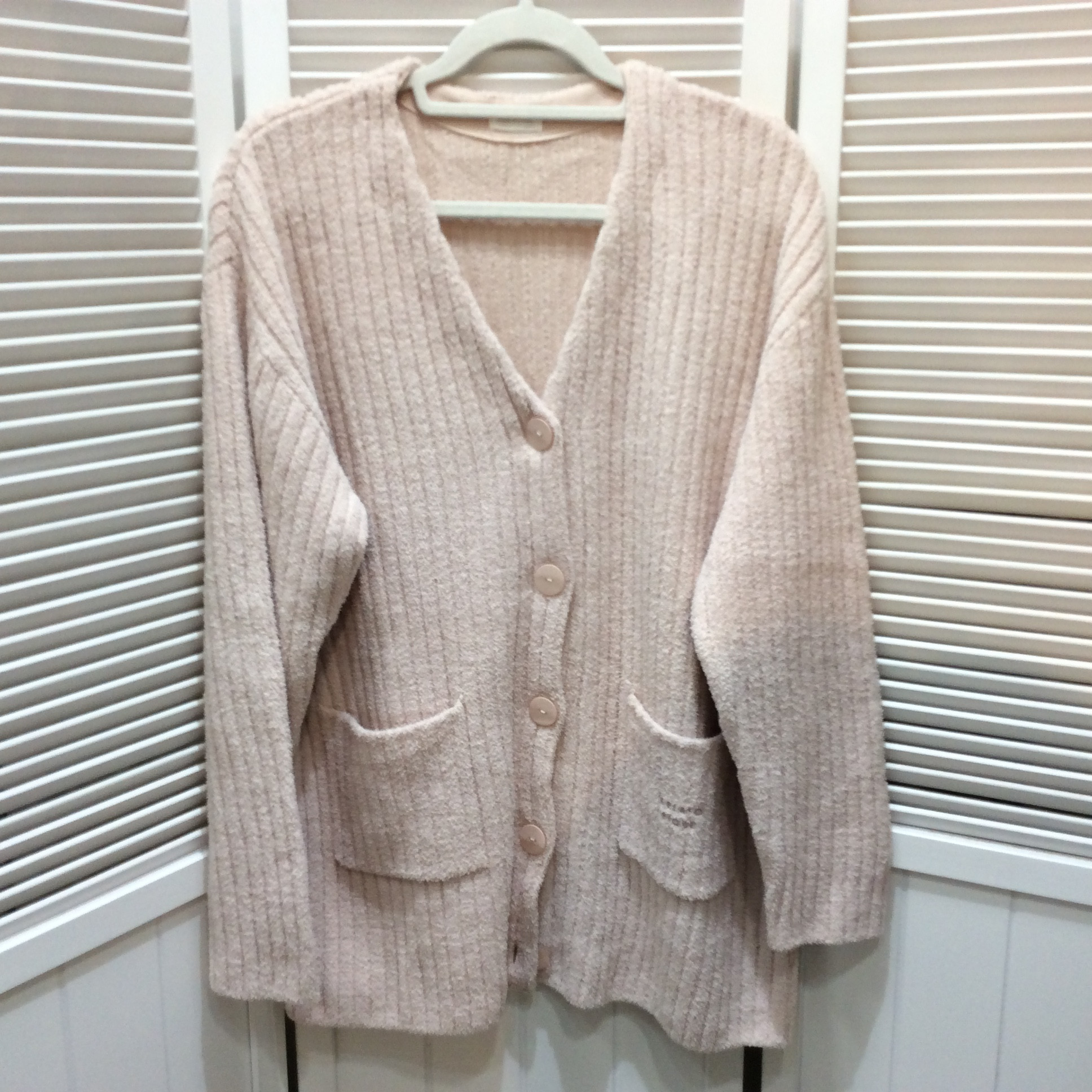 ジェラートピケ カーディガン ピンク系