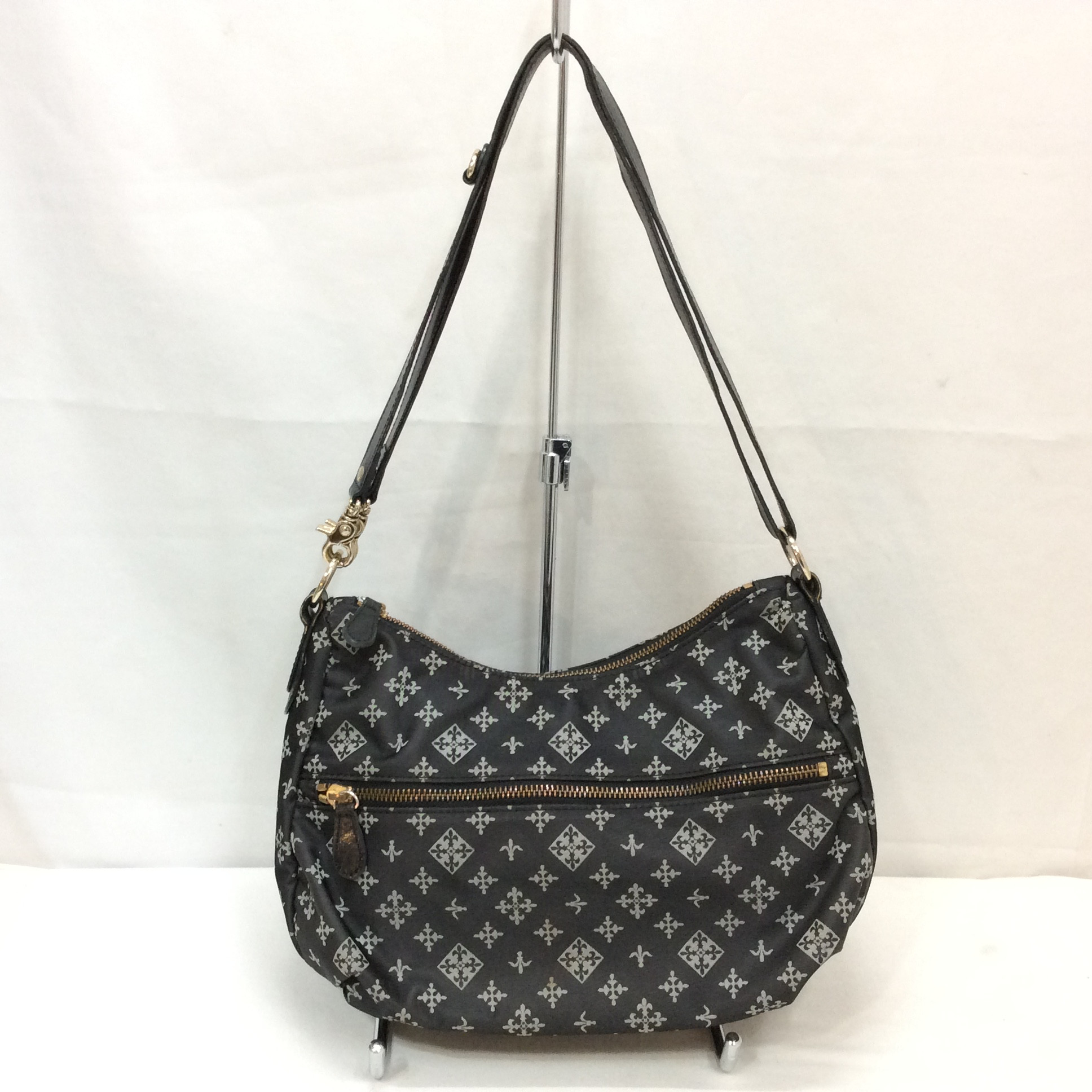 russet ラシット 2WAYショルダーバッグ グレー モノグラム