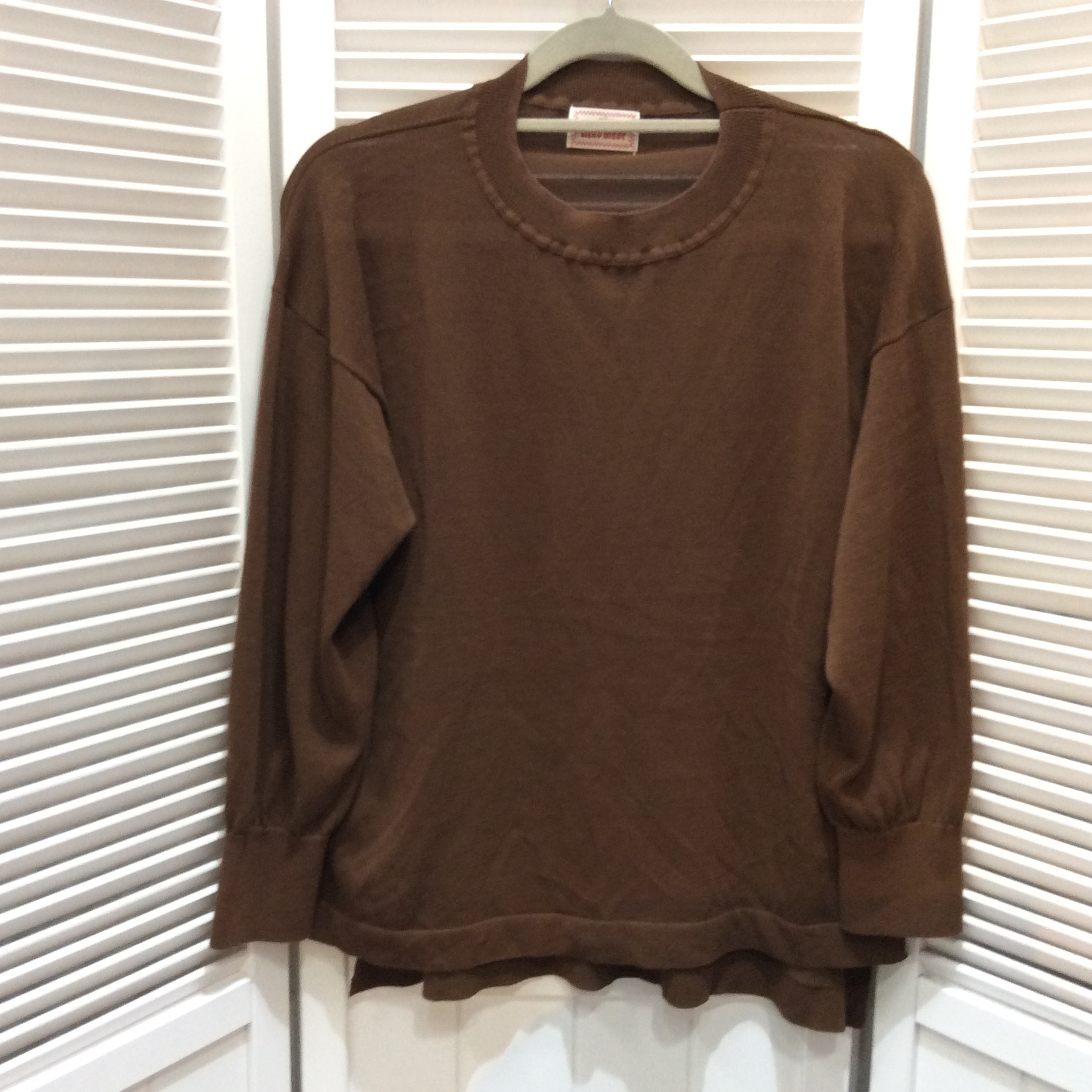 Mao mode マオメイド シースルーセーター フリーサイズ   ブラウン