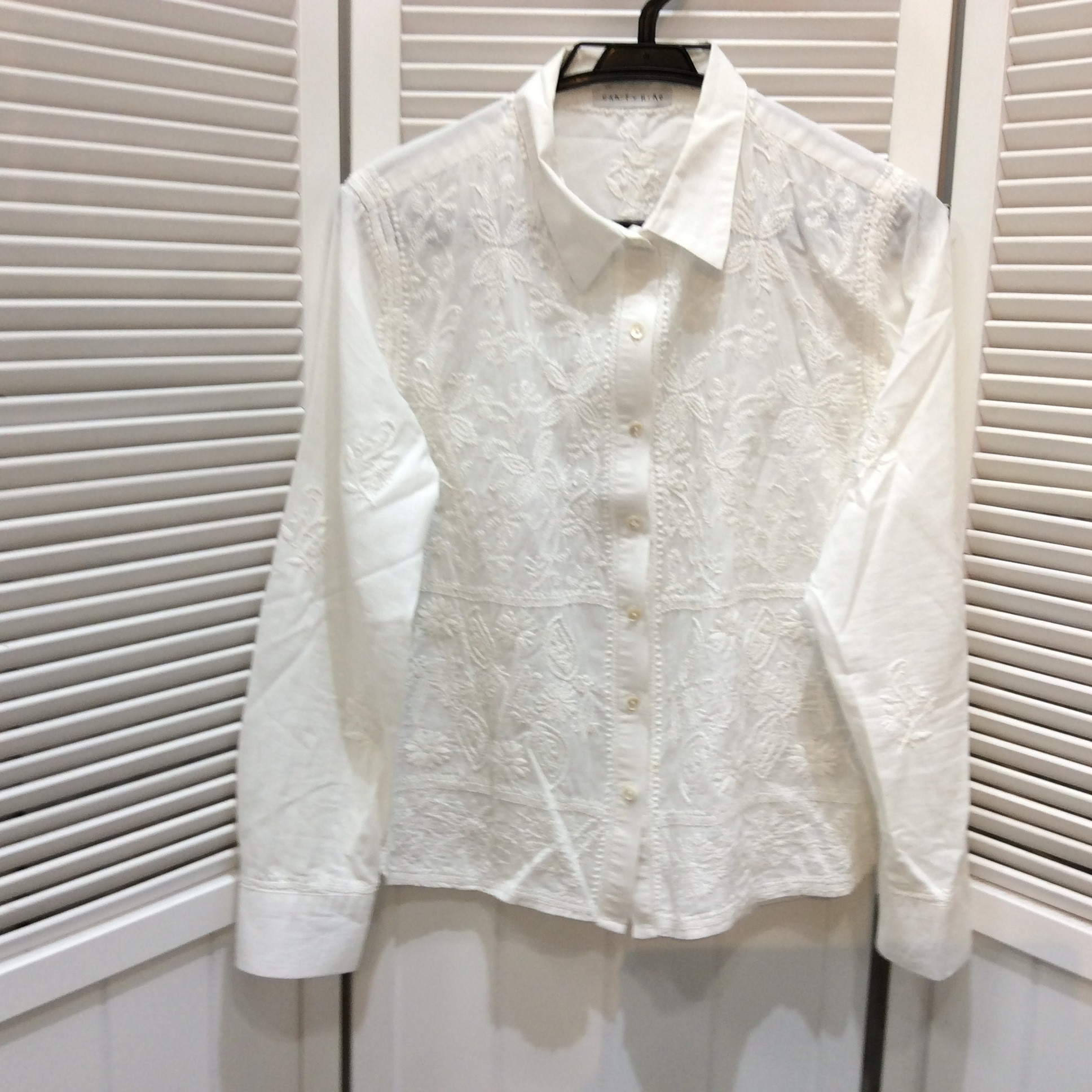 HUMAN WOMAN ブラウス Mサイズ ホワイト