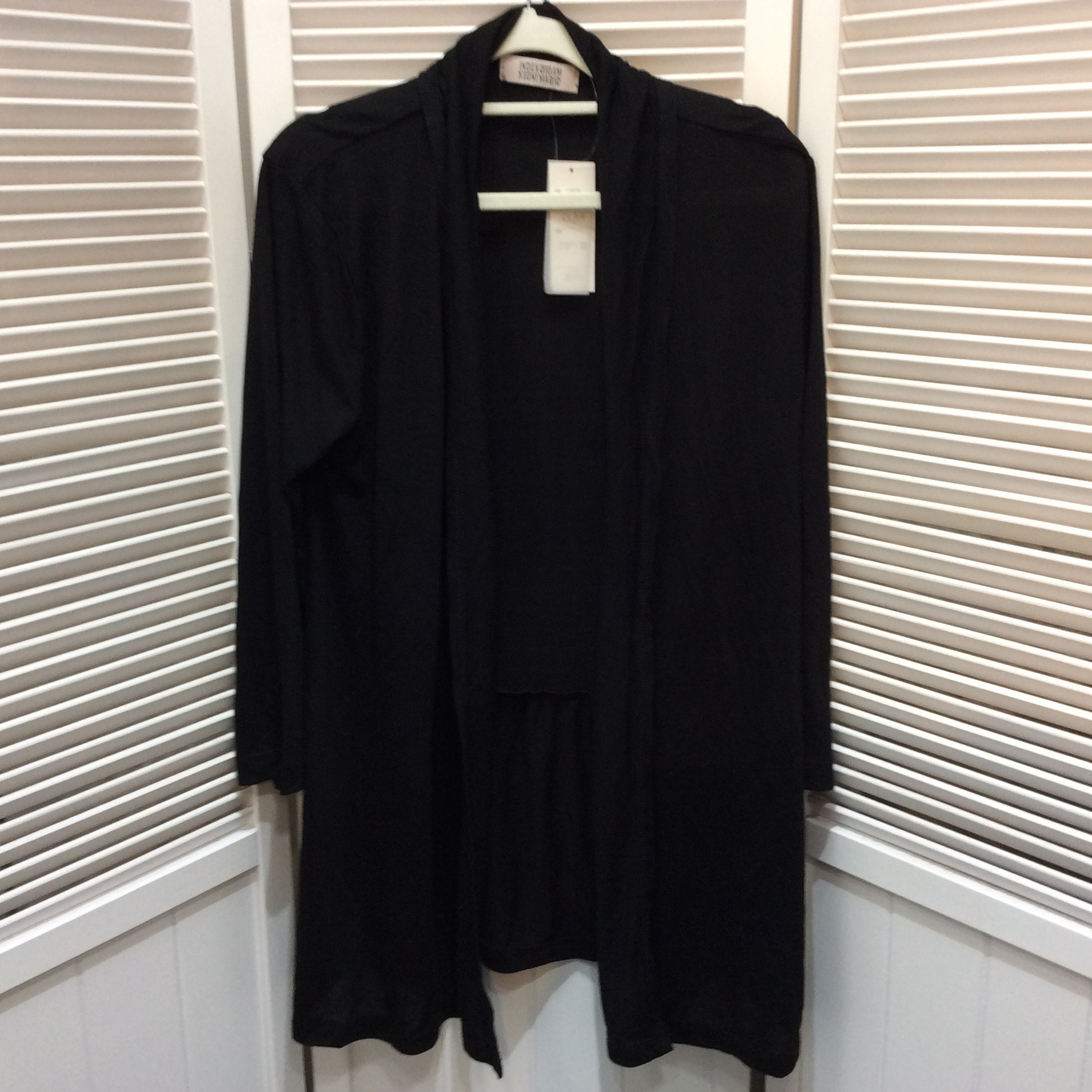 未使用☆INDEX MAGIC インデックスマジック カーディガン LL ブラック