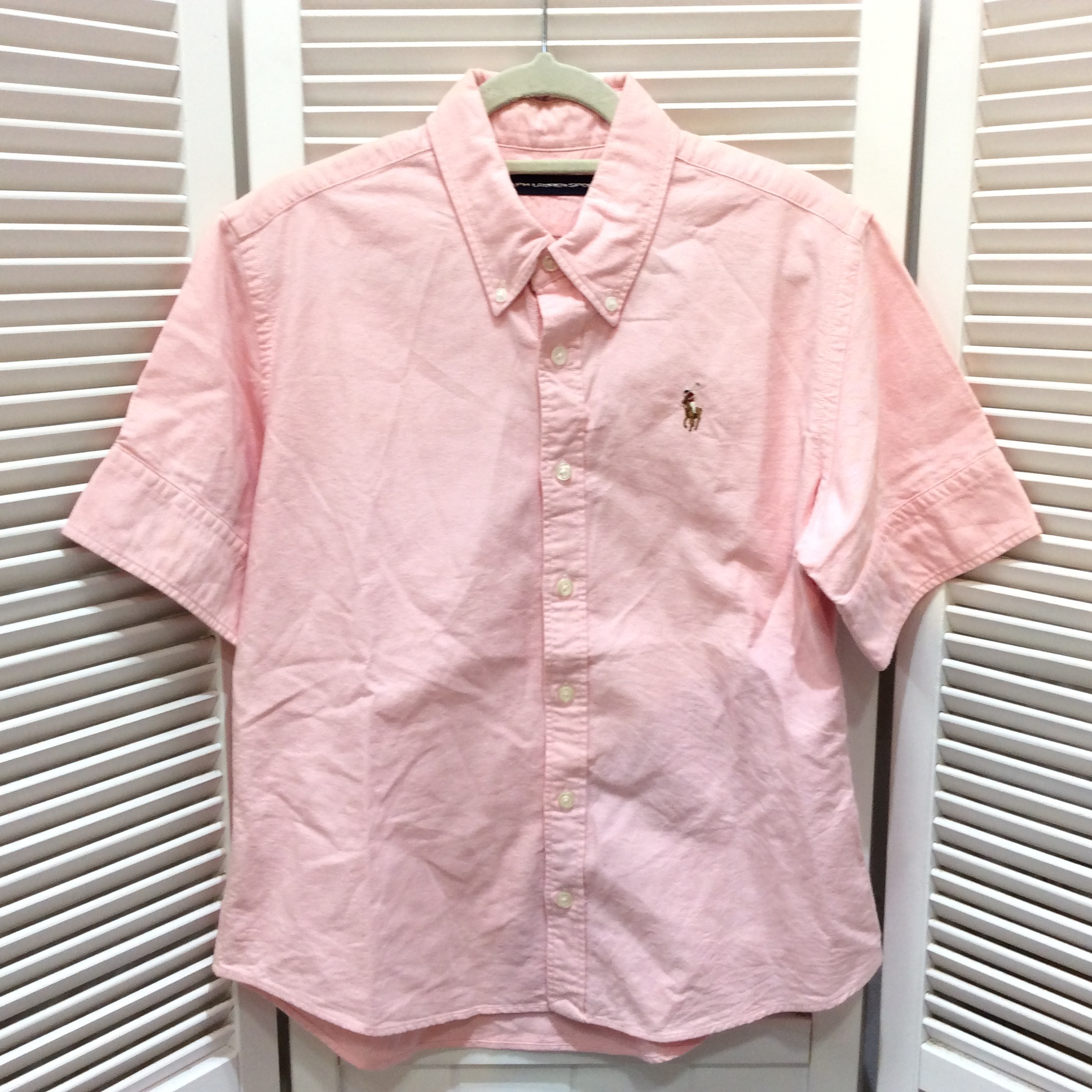 RALPH LAUREN SPORT ラルフローレン スポーツ 半袖 ボタンダウンシャツ 6 ピンク