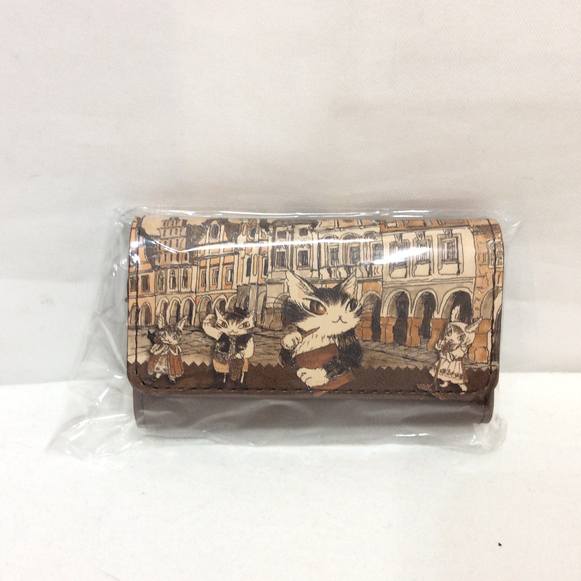 新品 わちふぃーるど 4連キーケース チェコラージュ