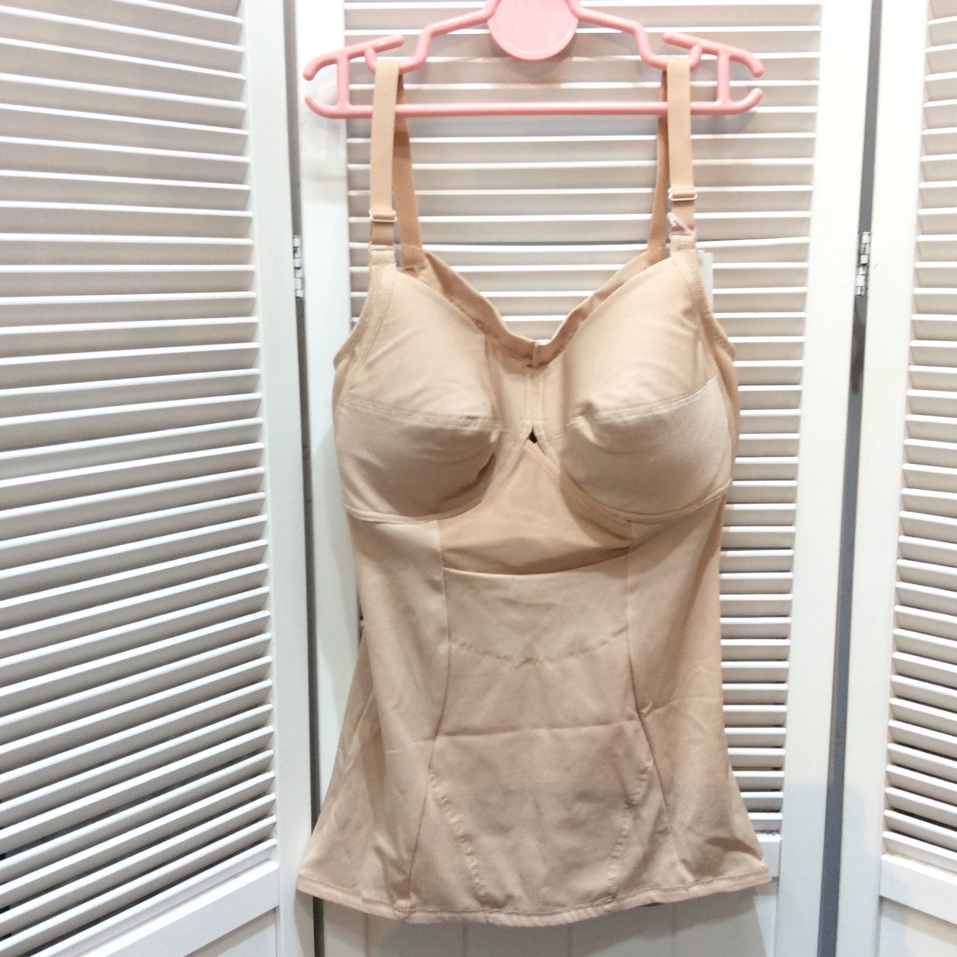 新品 カドリールニシダ ボディシェイパー 3L  ノンワイヤーカップ付き ベージュ