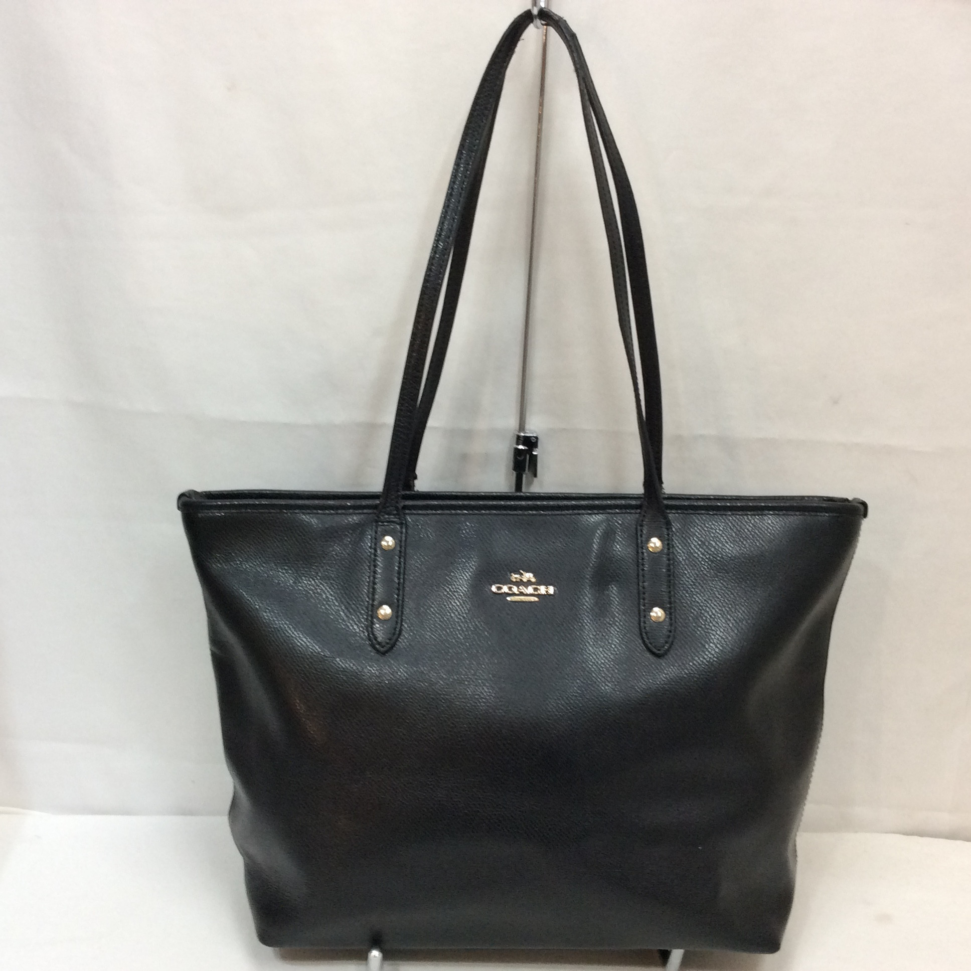 COACH コーチ レザートートバッグ ブラック No,2