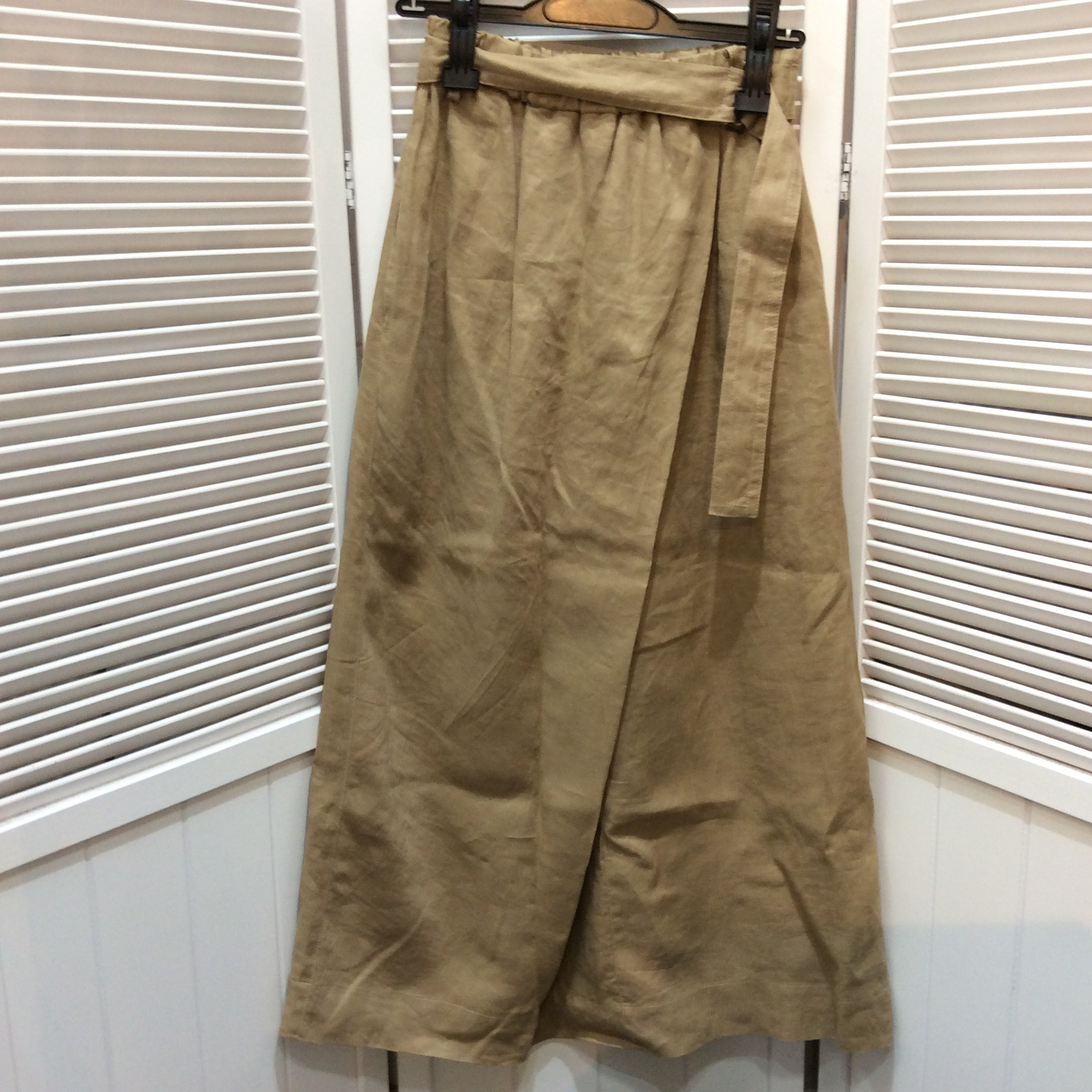 SHUKADO TOKYO 麻スカート サイズ1  ベージュ 美品