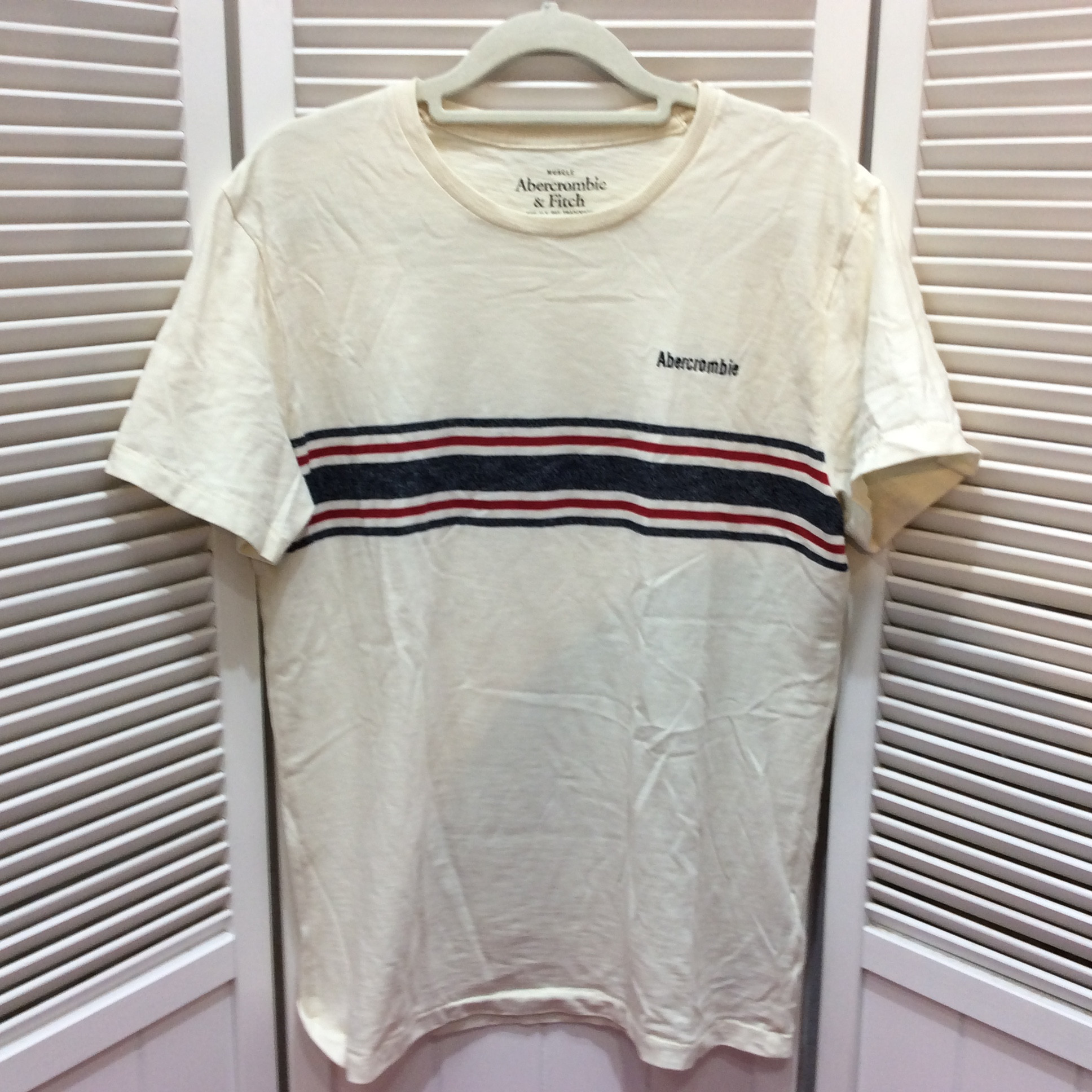 アバクロ Tシャツ M オフホワイト