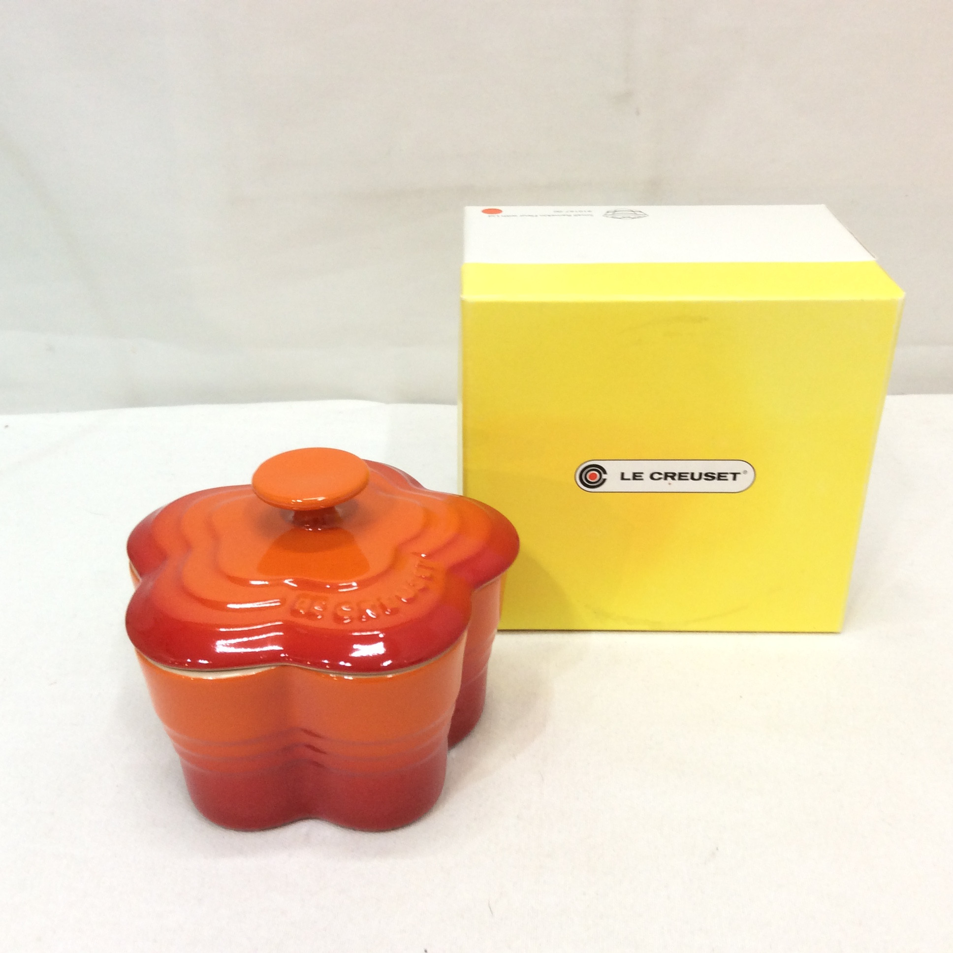 新品 ル・クルーゼ ラムカンフルール S オレンジ