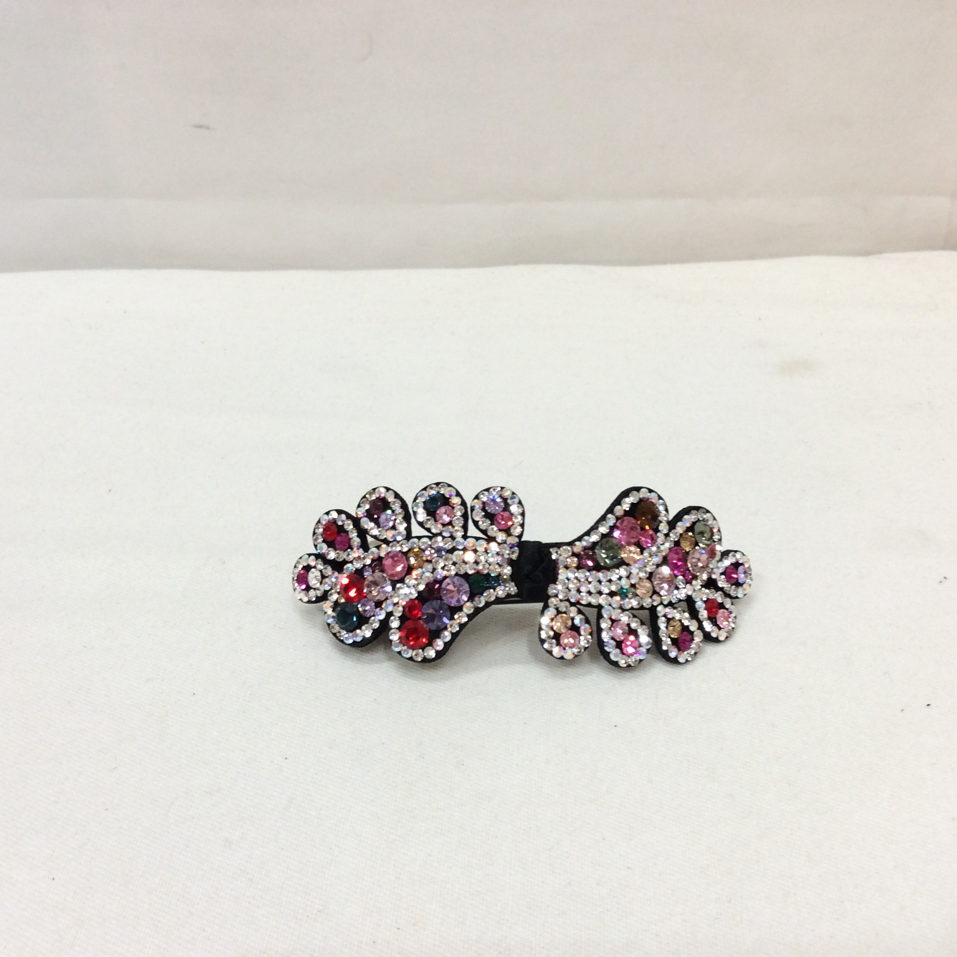 バレッタ  カラー／ラインストーン