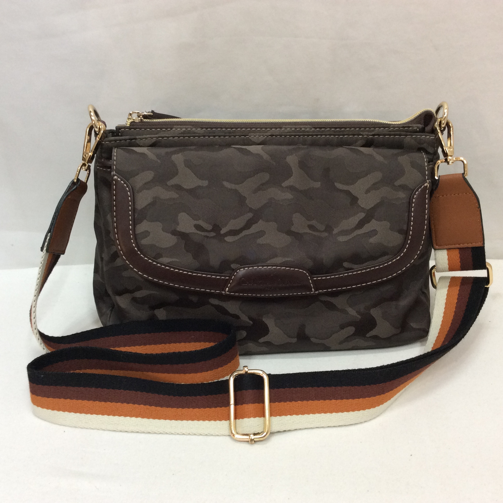 christian olivier クリスチャンオリビエ ウォレット付きショルダーバッグ 迷彩柄 カモフラージュ