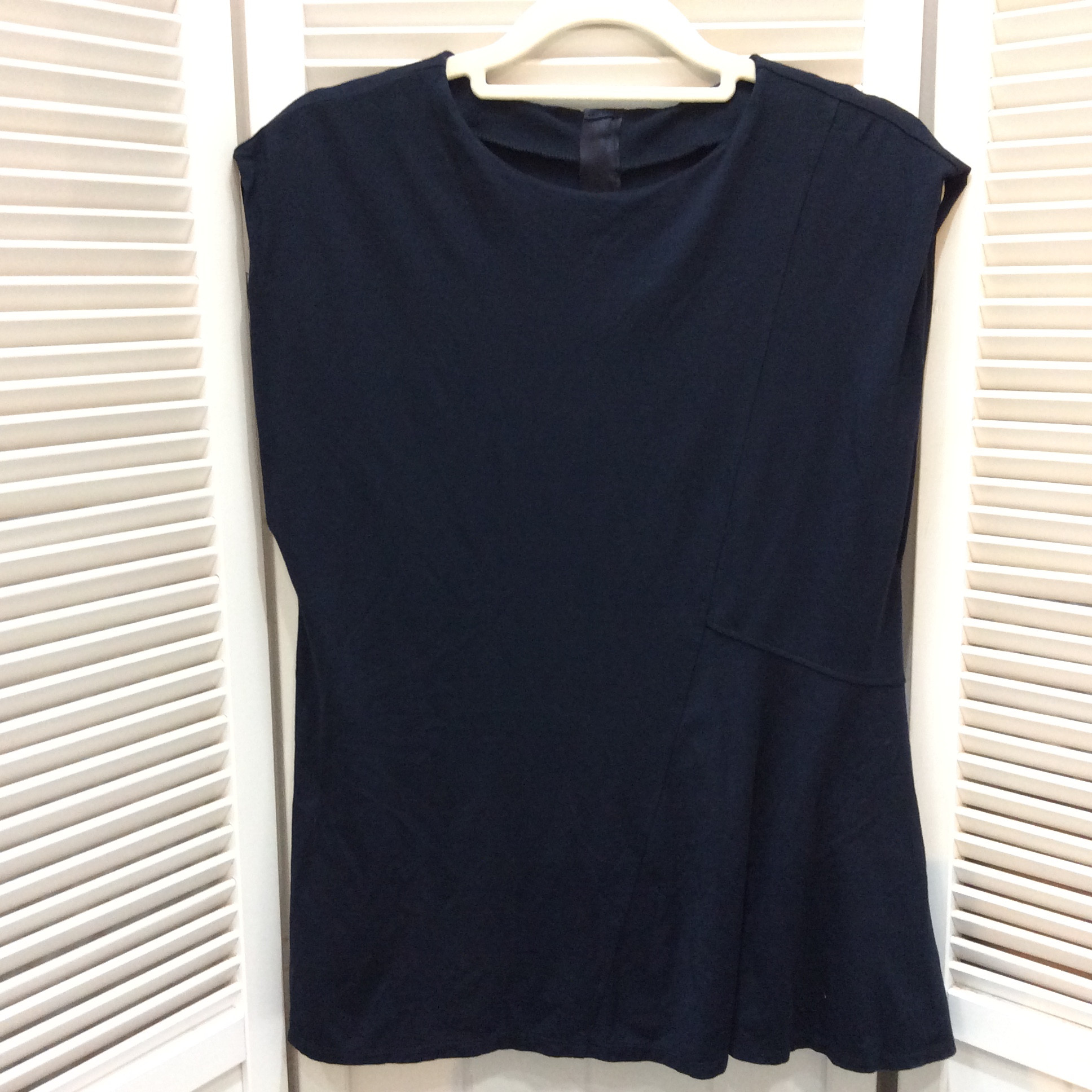 ミラショーン フレンチスリーブ  カットソー サイズ42 ネイビー 