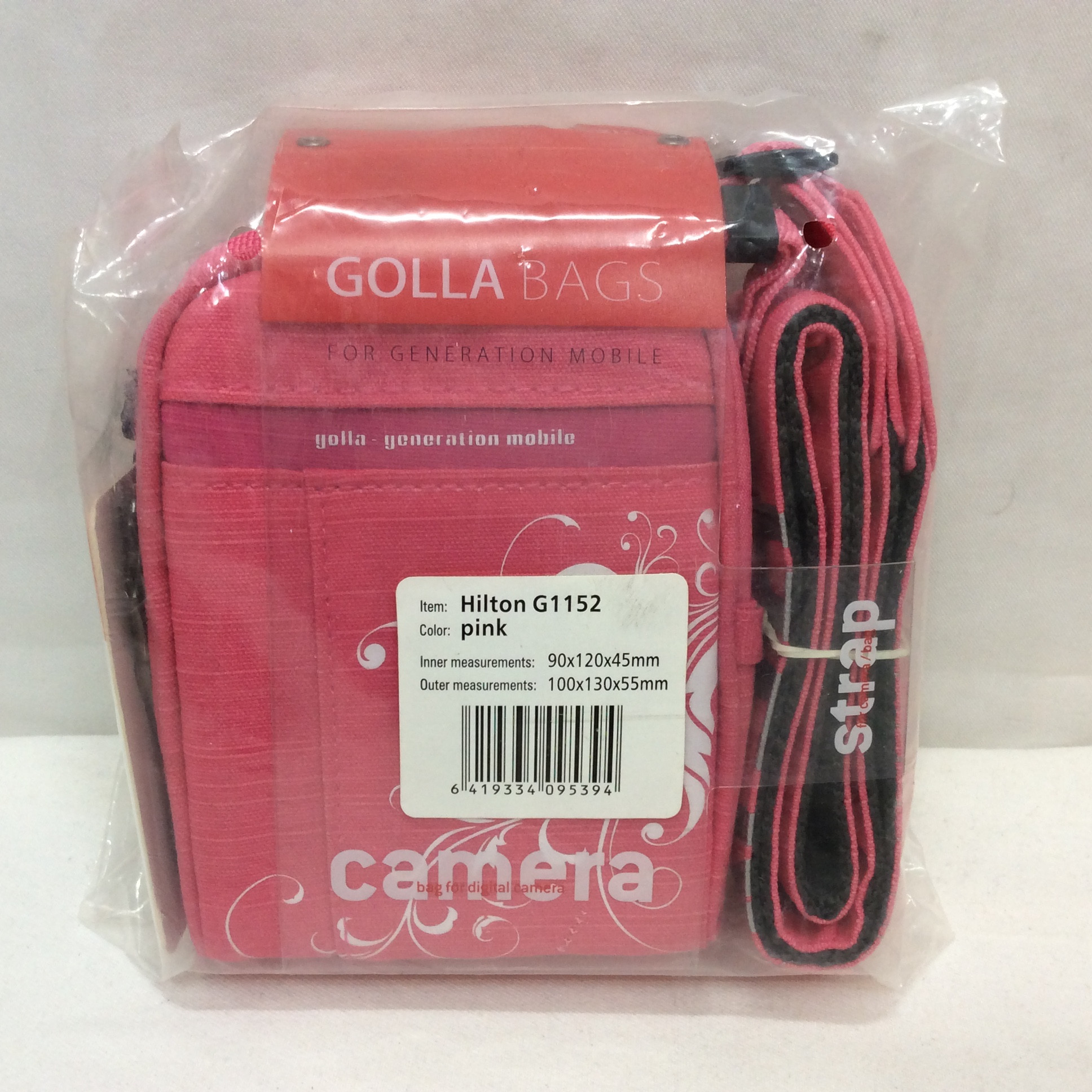未使用 未開封☆GOLLA ゴーラ コンパクトデジタルカメラ用バッグ Hilton G1152 ピンク