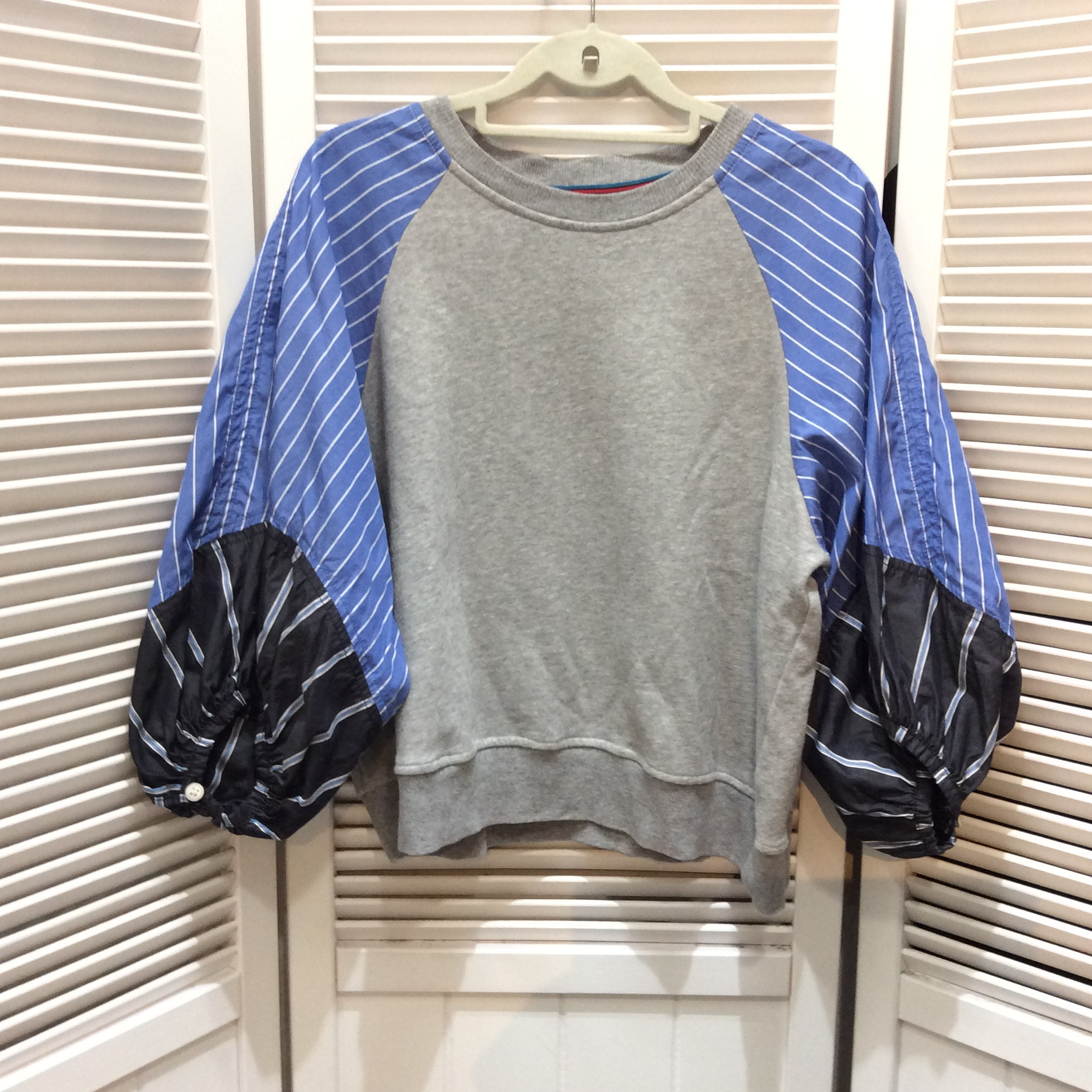 ポールスミス  トレーナー  Mサイズ グレー／ストライプ  美品