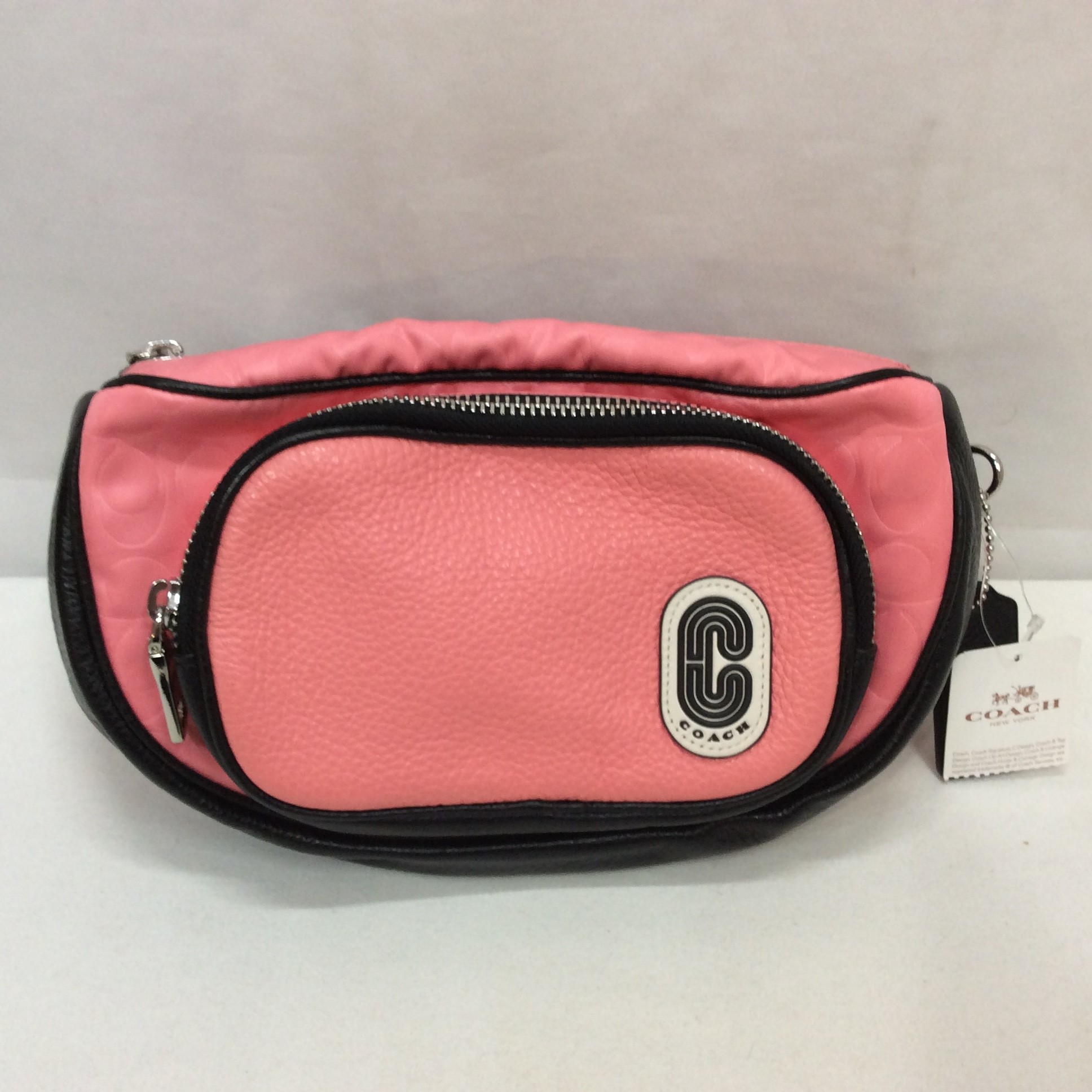 未使用☆COACH コーチ ウエストポーチ 1685 SVQRI ピンク ボディバック ショルダーバッグ