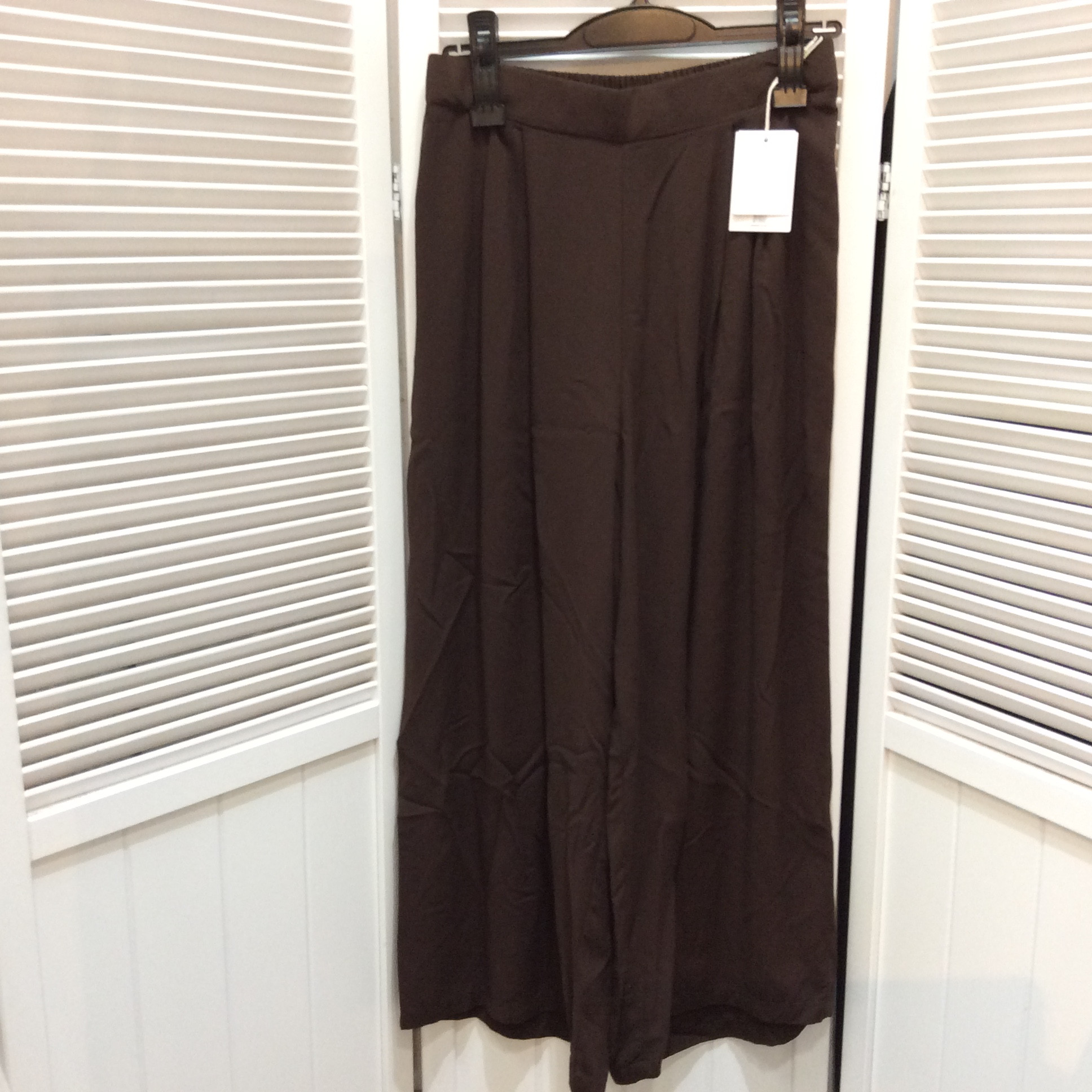 未使用 ワイドパンツ   Lサイズ ダークブラウン