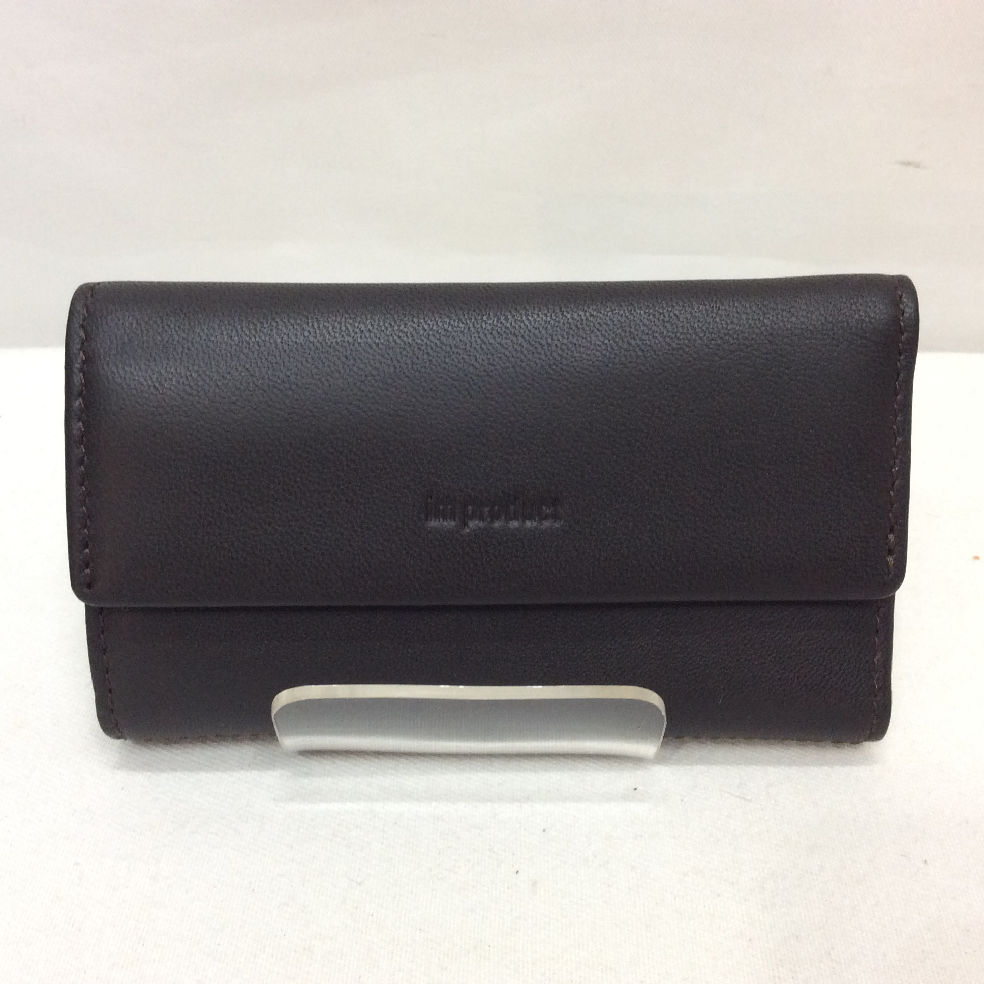 未使用☆im product im product アイム プロダクト レザーキーケース チョコ ダークブラウン ISSEY MIYAKE イッセイ ミヤケ