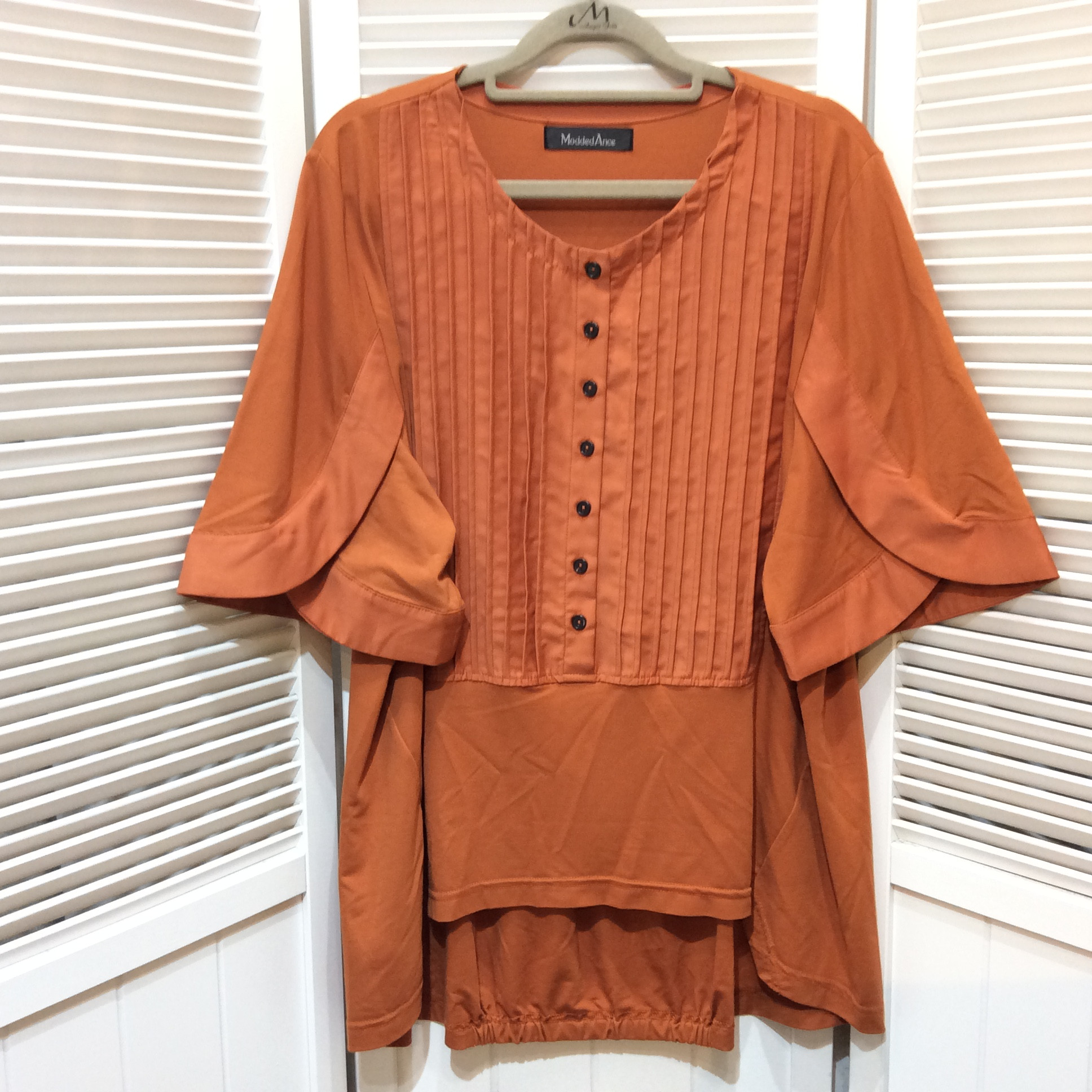 カットソー LLサイズ オレンジ
