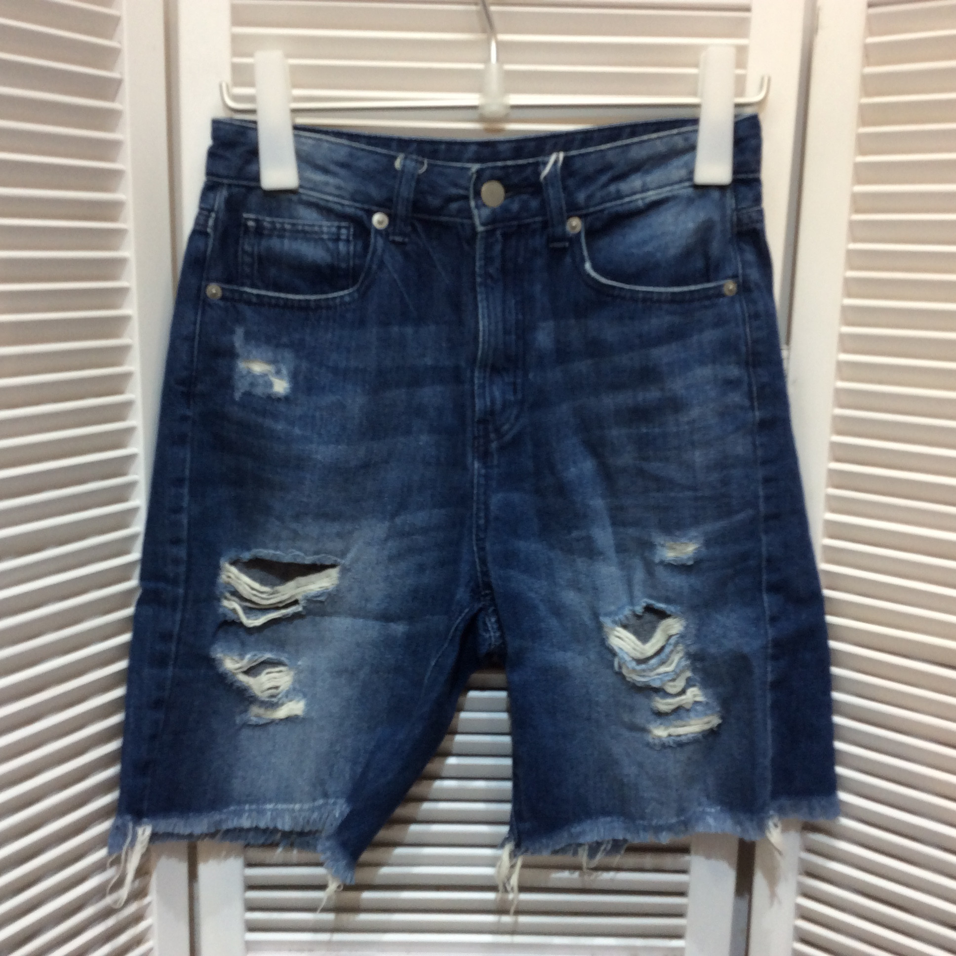 GU ジーユー デニムハーフパンツ S