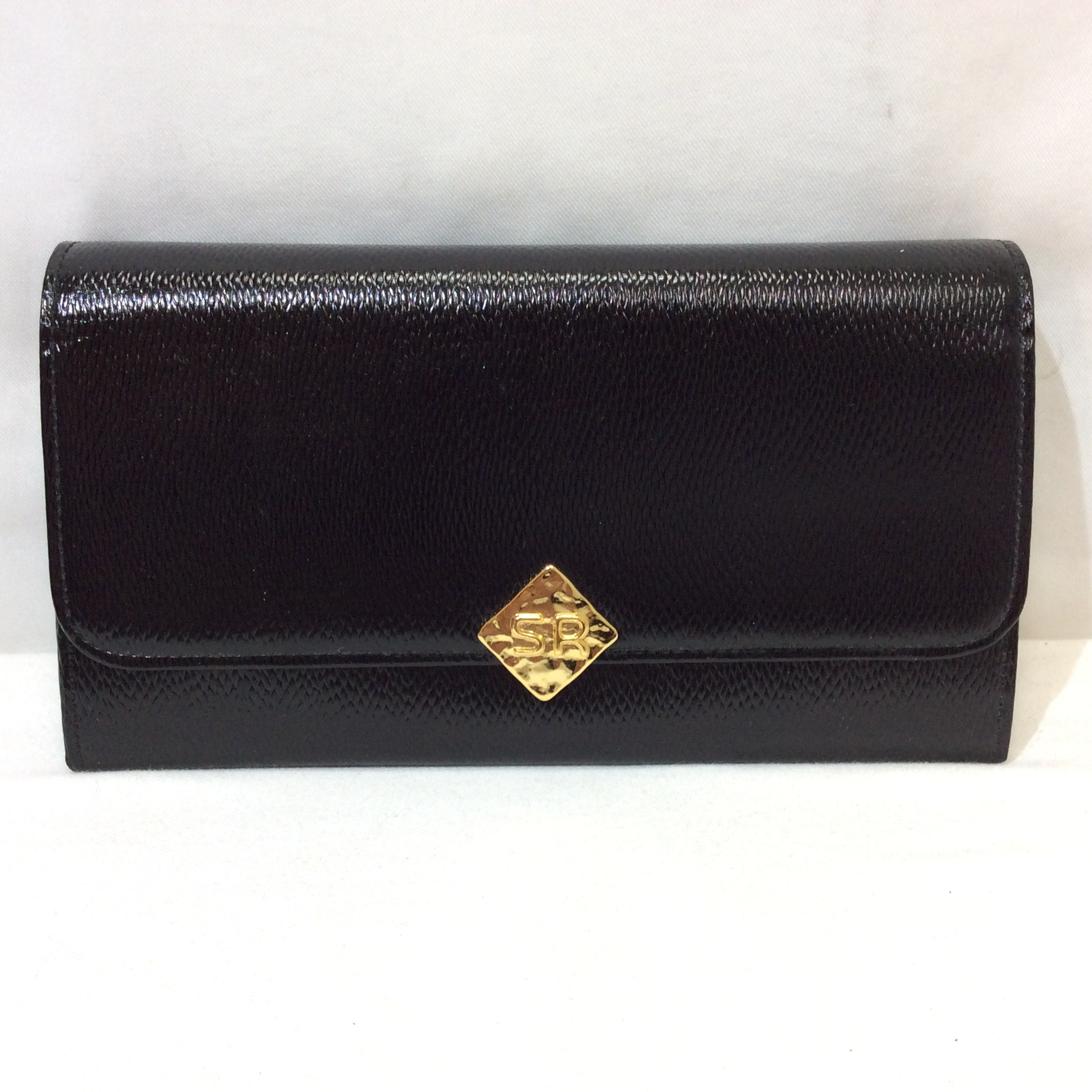 未使用☆SONIA RYKIEL ソニアリキエル レザー長財布 ブラック