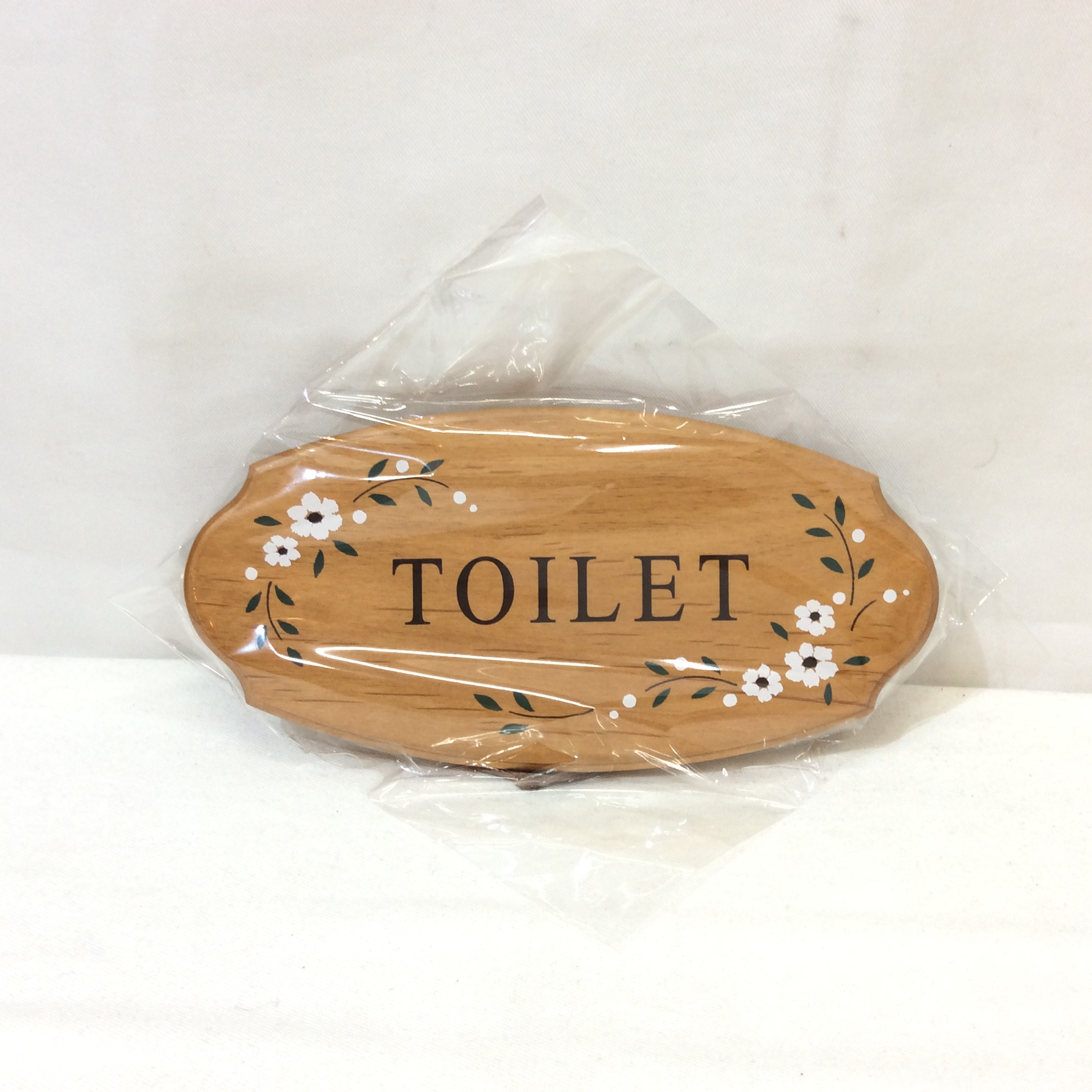 未使用 TOILLET プレート