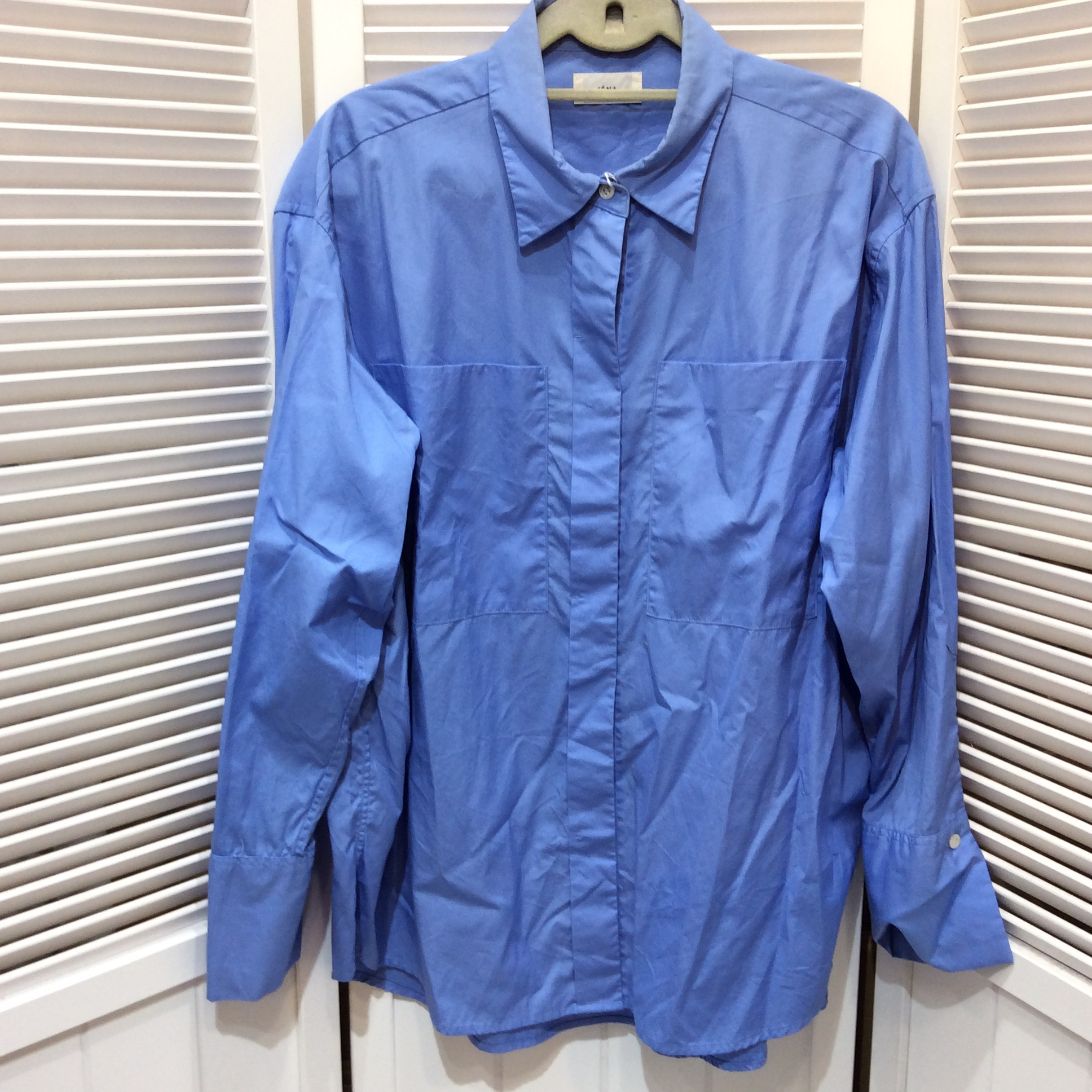 IENA オーバーサイズ   ブラウス サイズ36   水色  美品