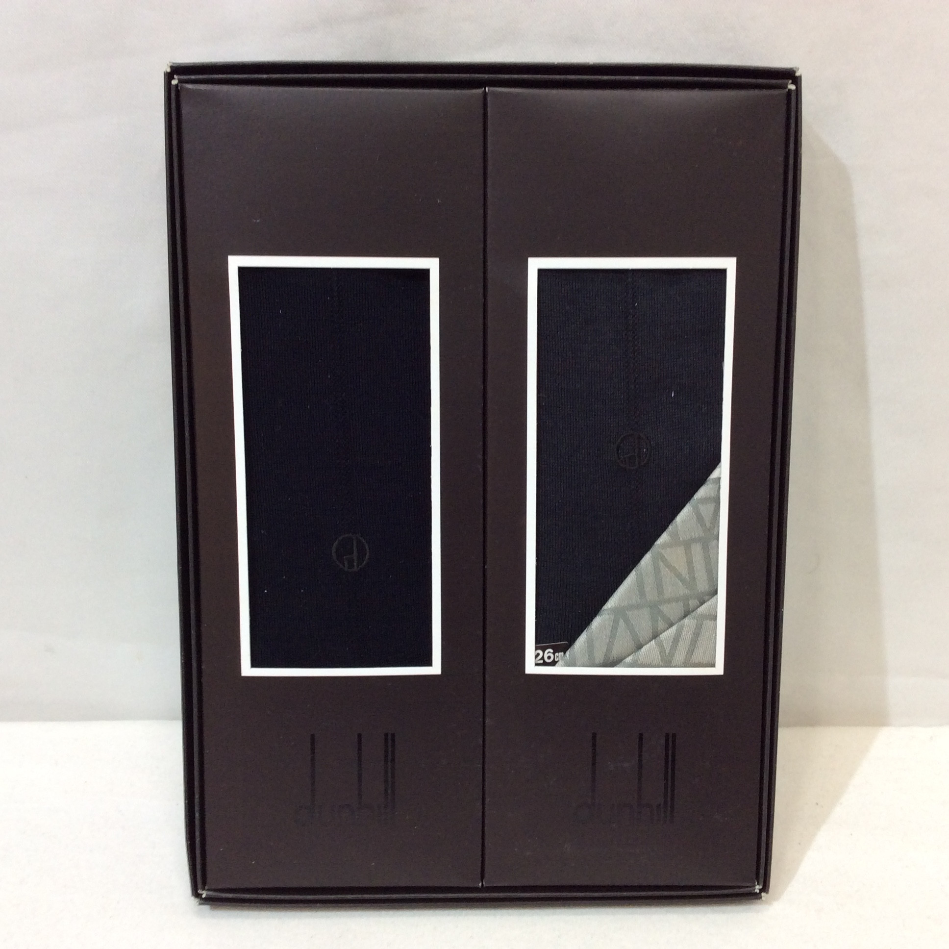未使用☆dunhill ダンヒル 紳士靴下2足＆ハンカチセット