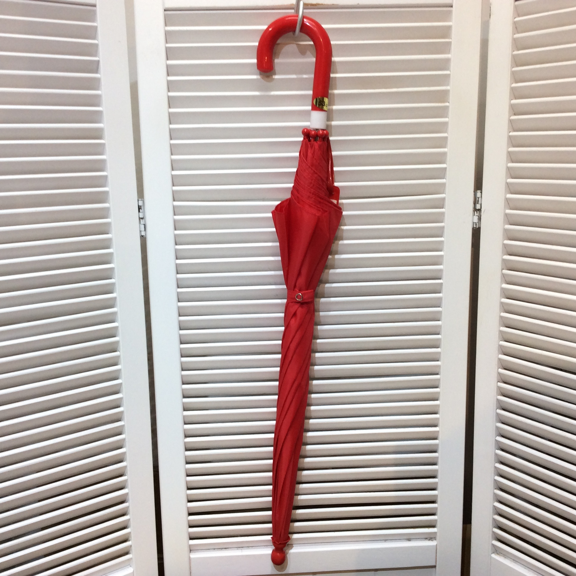 未使用☆子供用雨傘 53cm 赤