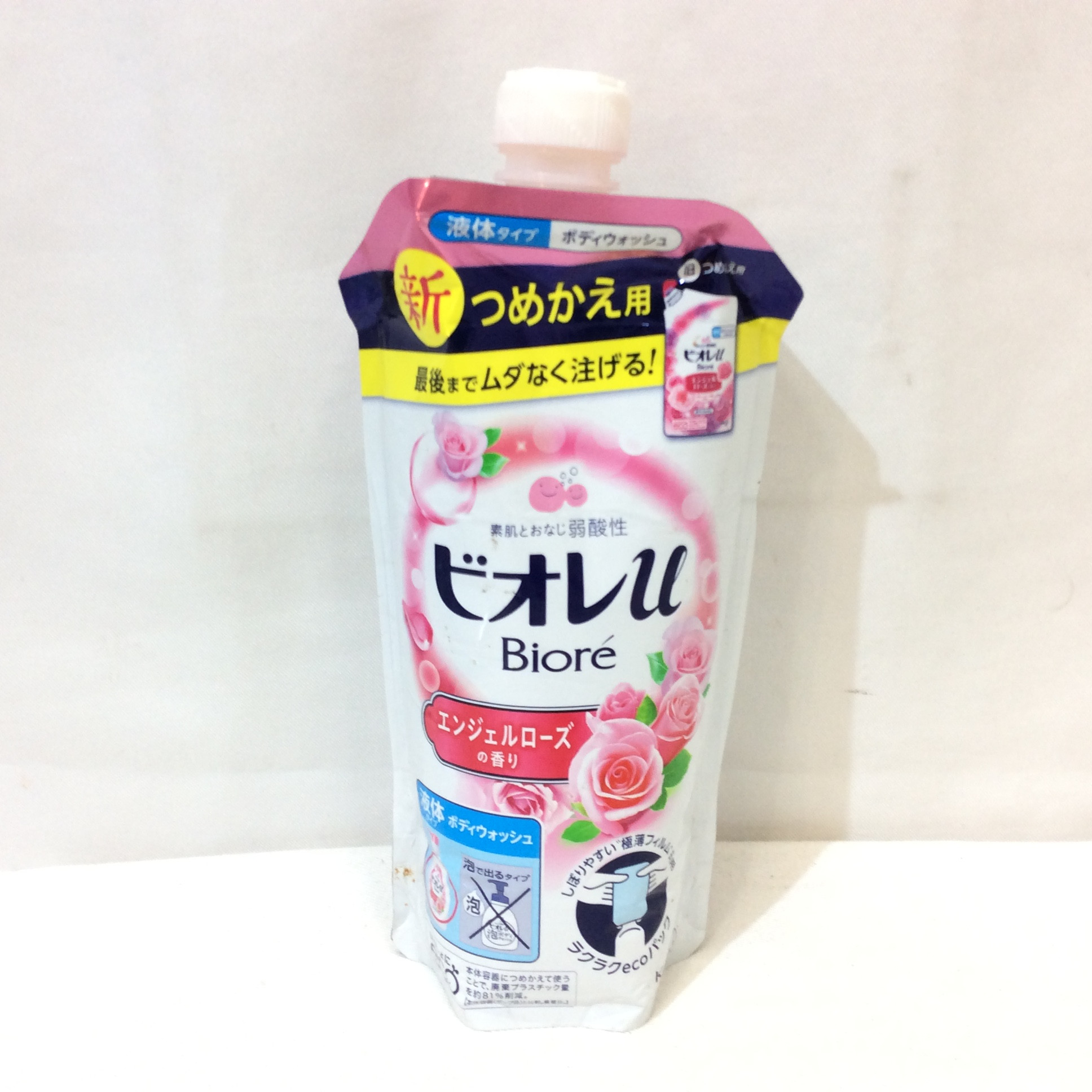 未使用☆ビオレU ボディウォッシュ つめかえ用 340ml エンジェルローズの香り