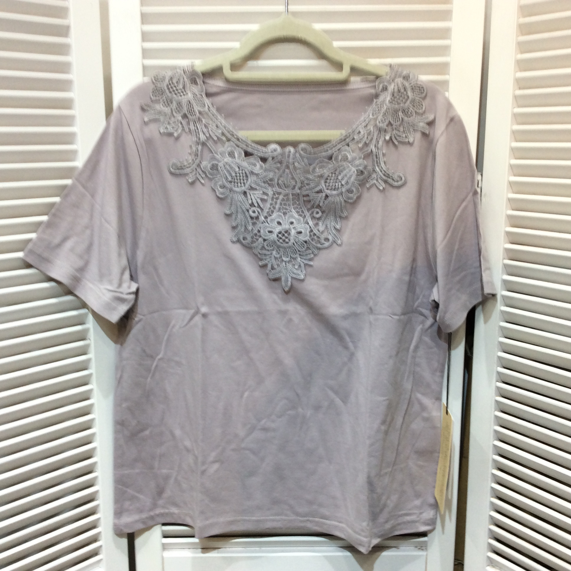 新品☆ドルチェ 半袖カットソー M~L グレー系