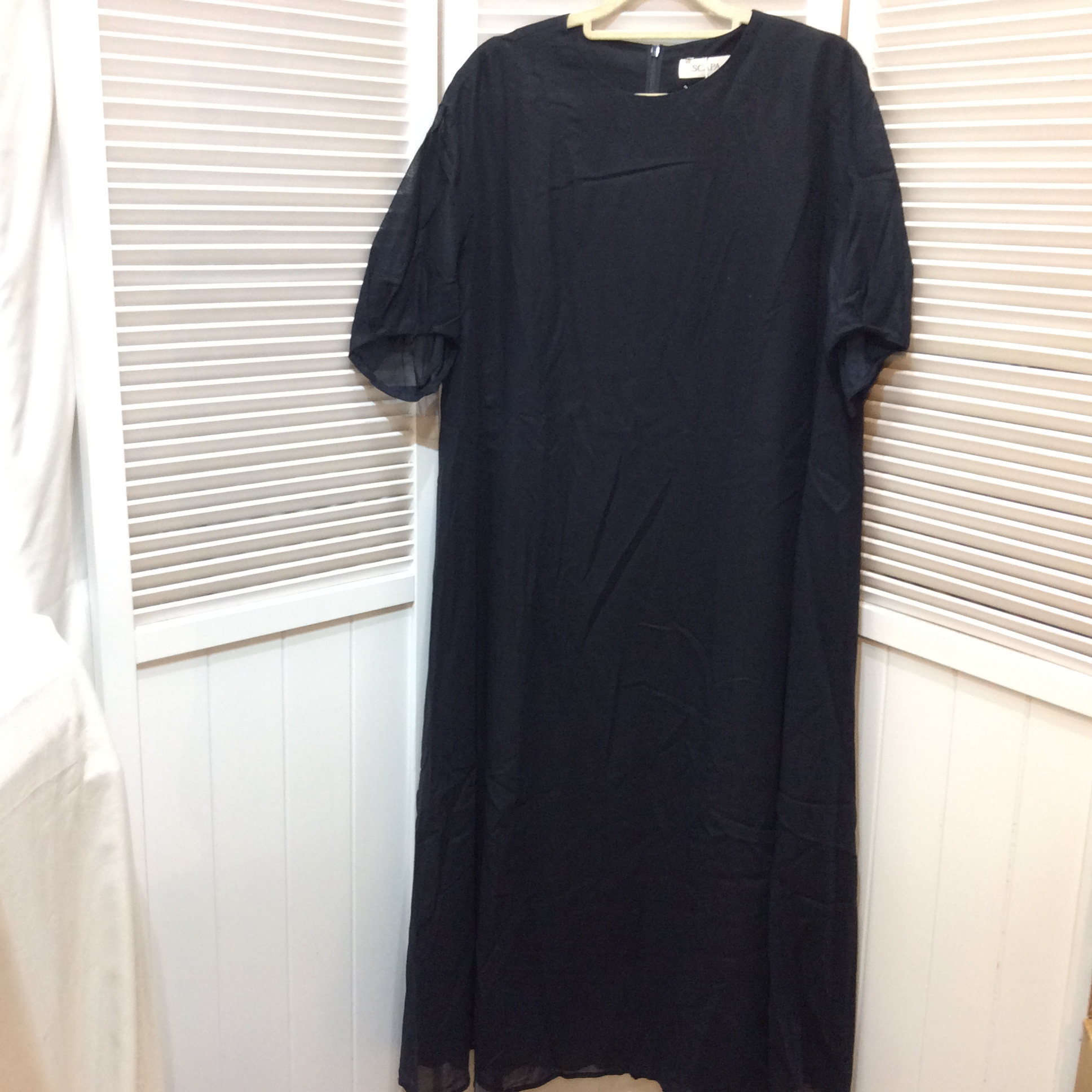SCAPA スキャパ ロングワンピース サイズ40  ブラック 美品