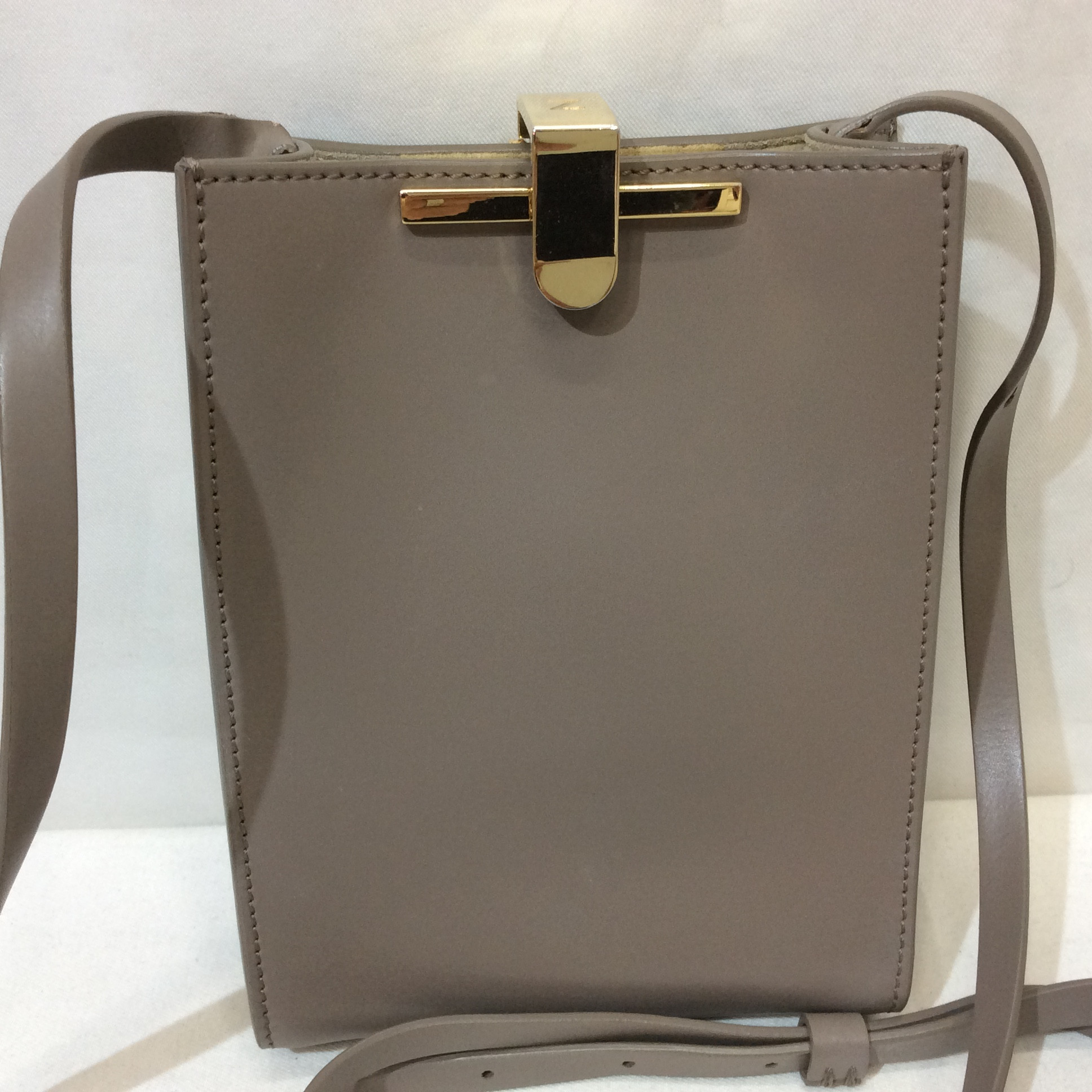 ZANCHETTI ザンチェッティ レザーショルダーバッグ クロスボディ TAUPE トープ ZETA CROSSBODY