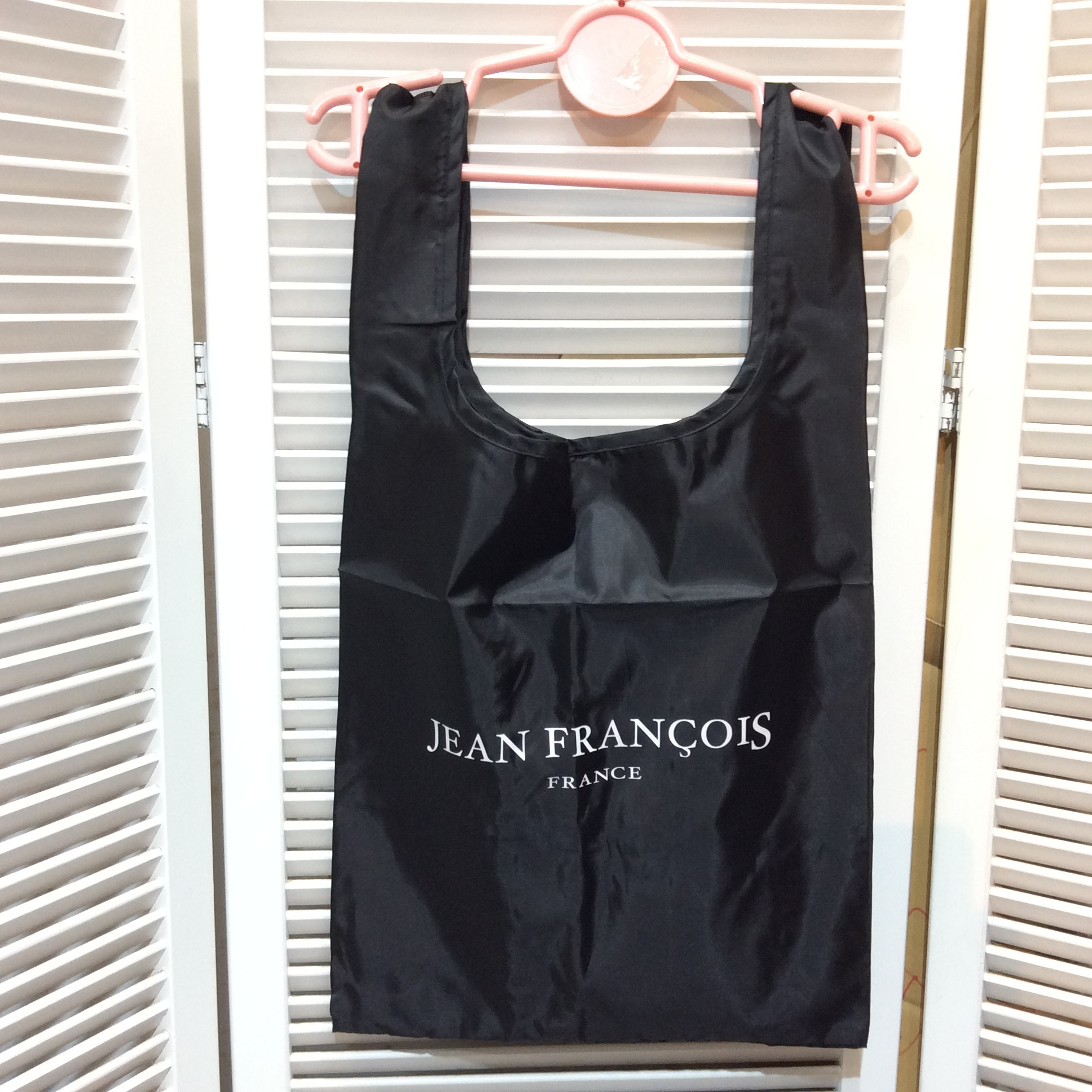 未使用 JEAN FRANCOIS 折りたたみエコバッグ ブラック