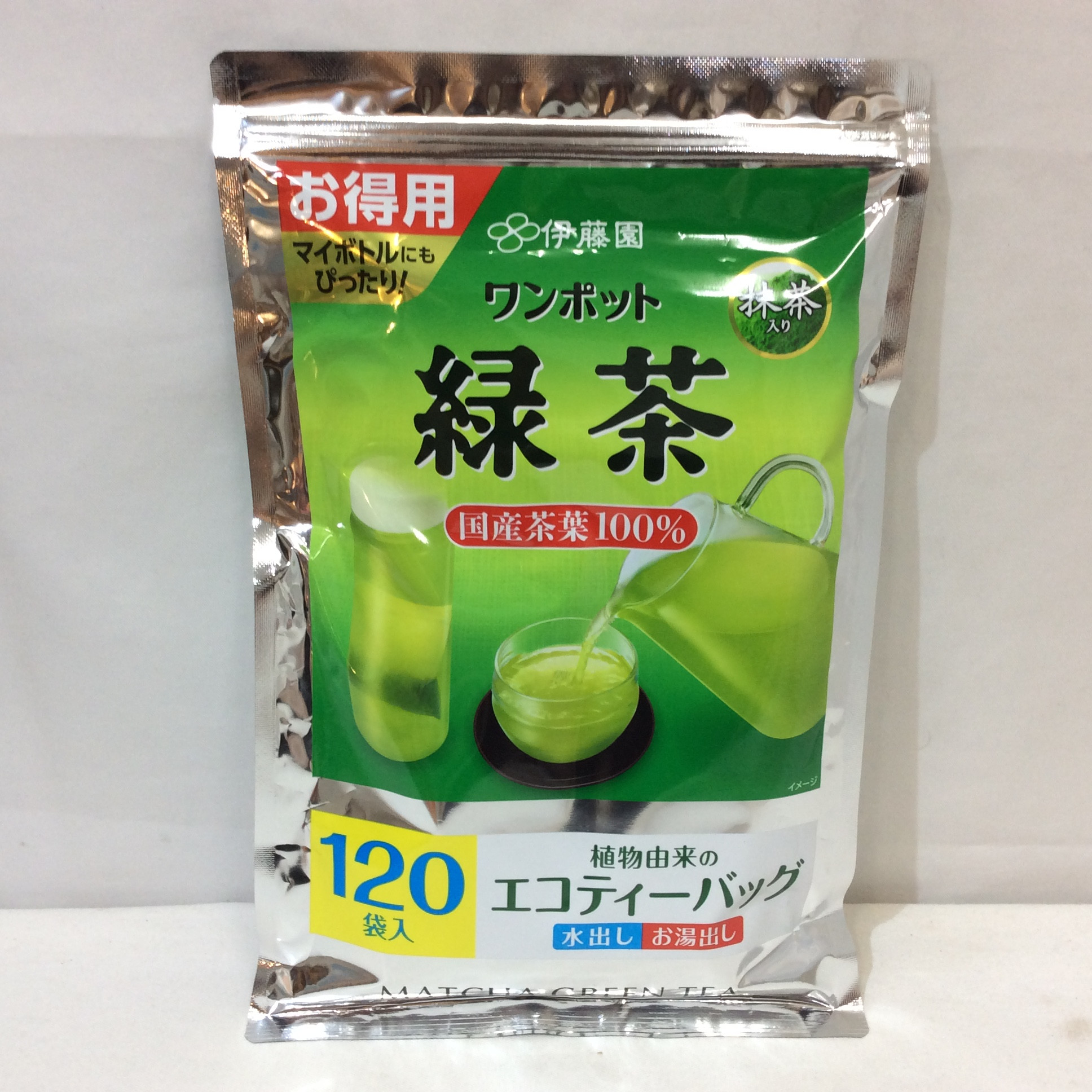 7月25日(土)特価品 伊藤園 ワンポット 緑茶 120袋入り