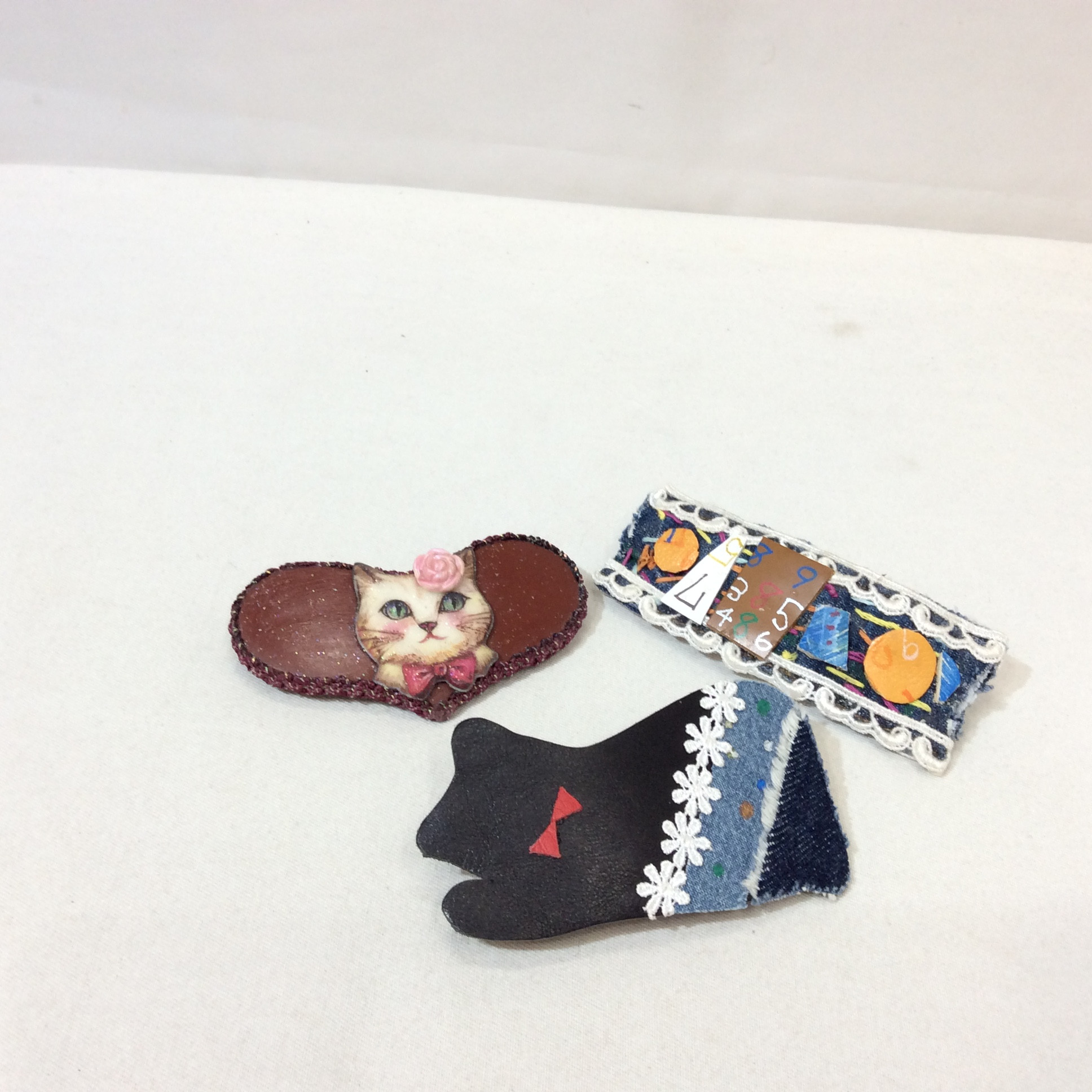 新品 手作りバレッタ  各種