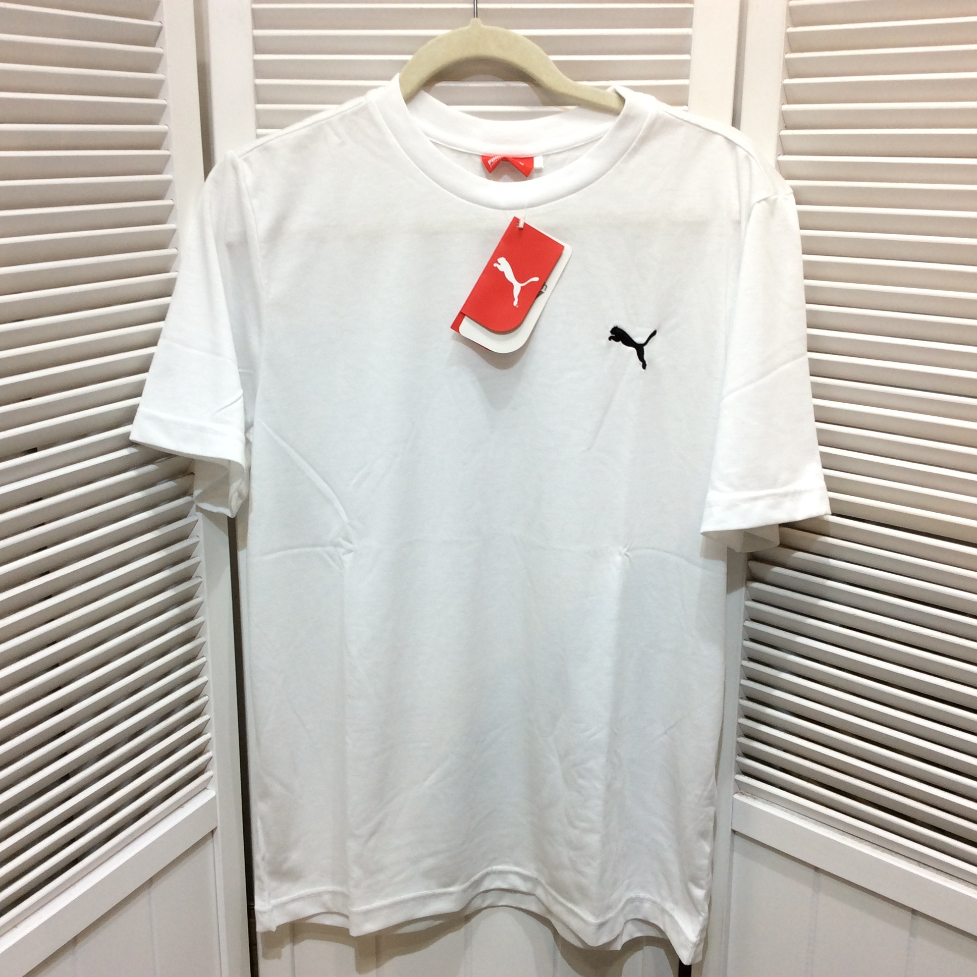未使用☆PUMA プーマ メンズ Tシャツ DRY 吸水速乾 O ホワイト