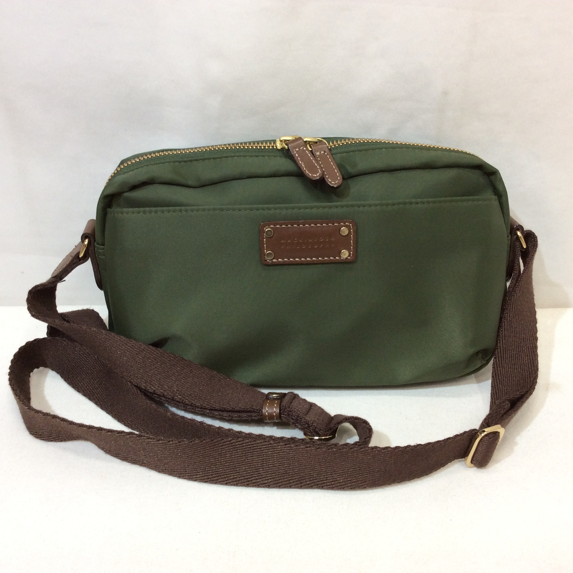 MACKINTOSH PHILOSOPHY マッキントッシュ フィロソフィー ナイロンショルダーバッグ カーキ系
