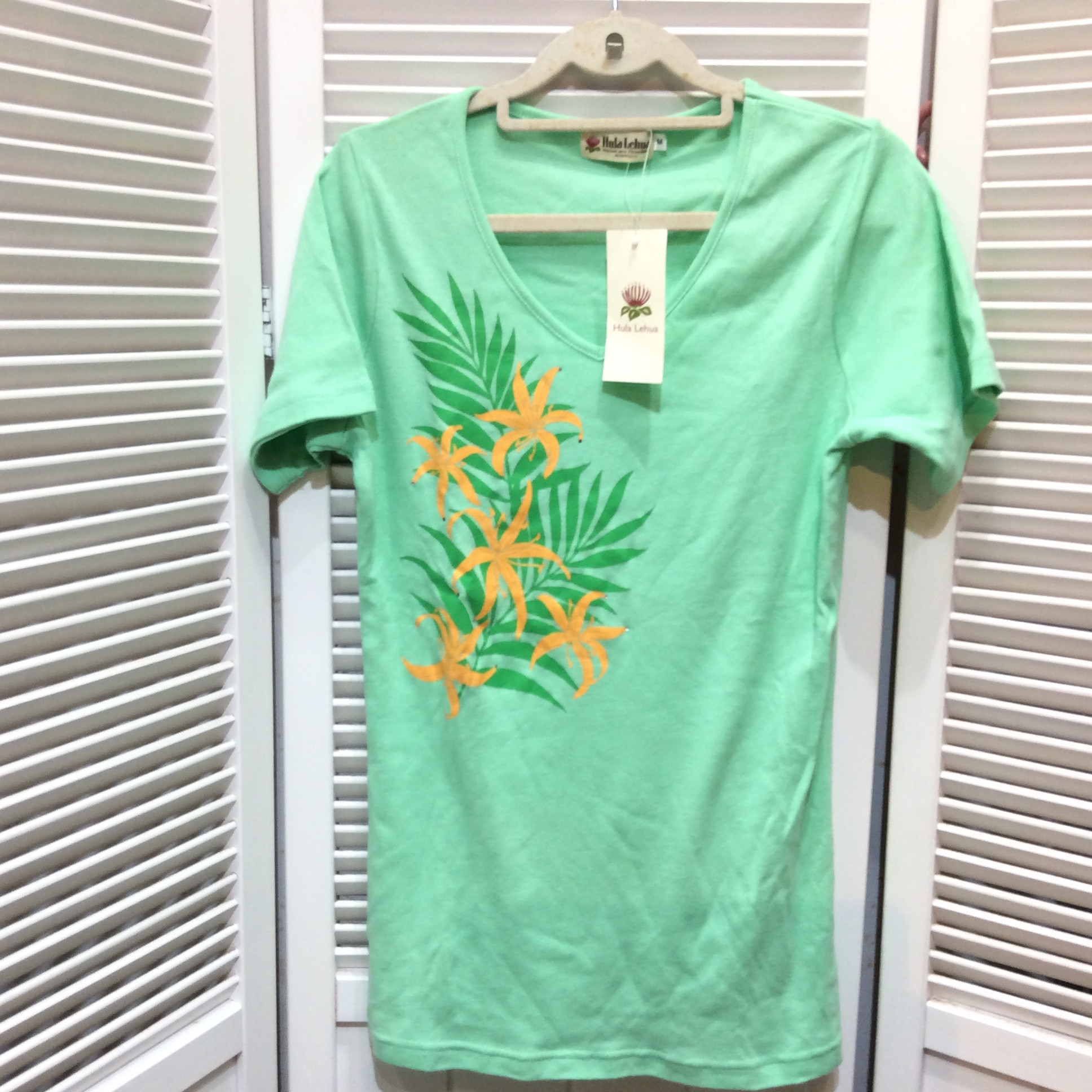 未使用 フラTシャツ  Mサイズ グリーン