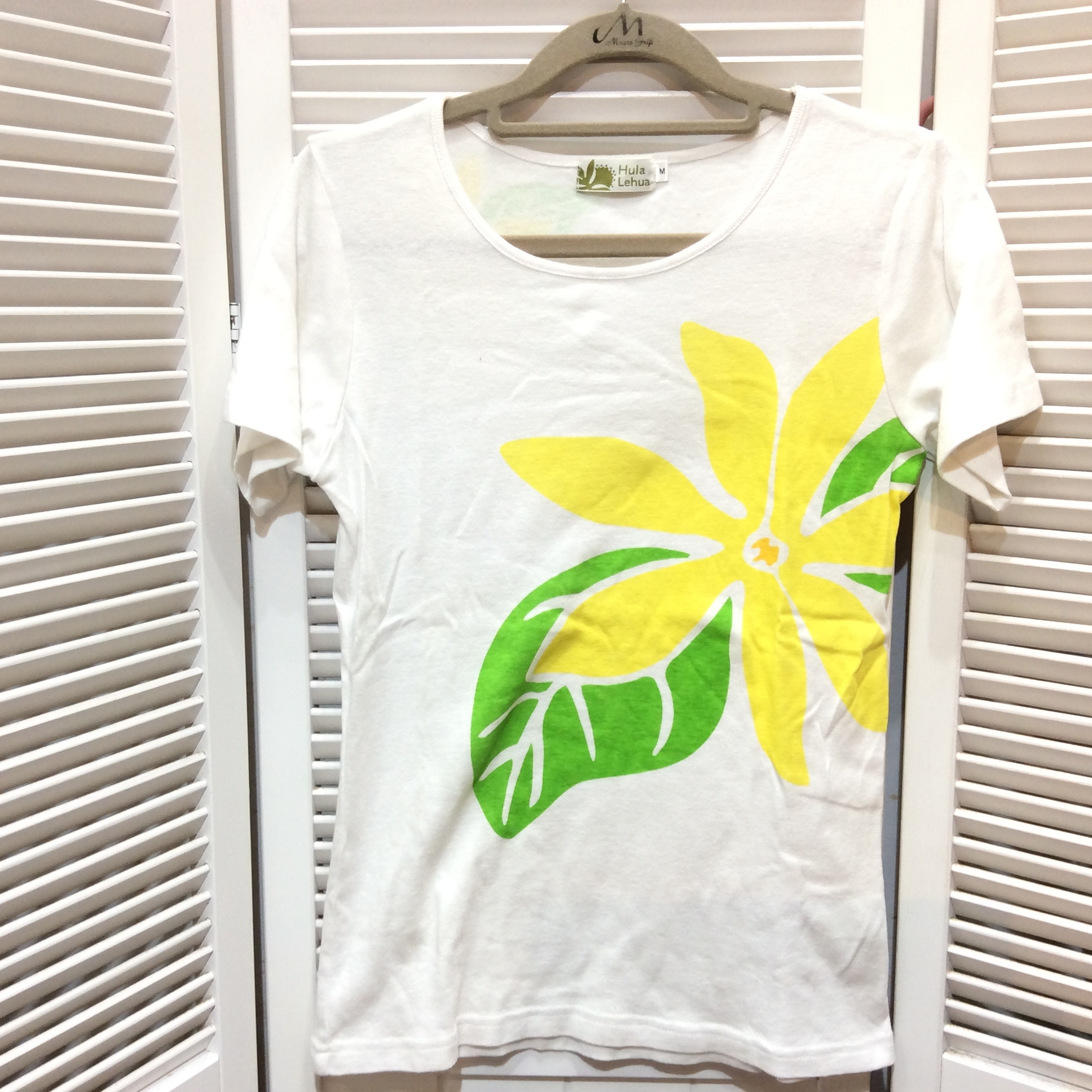 フラTシャツ  Mサイズ  ホワイト