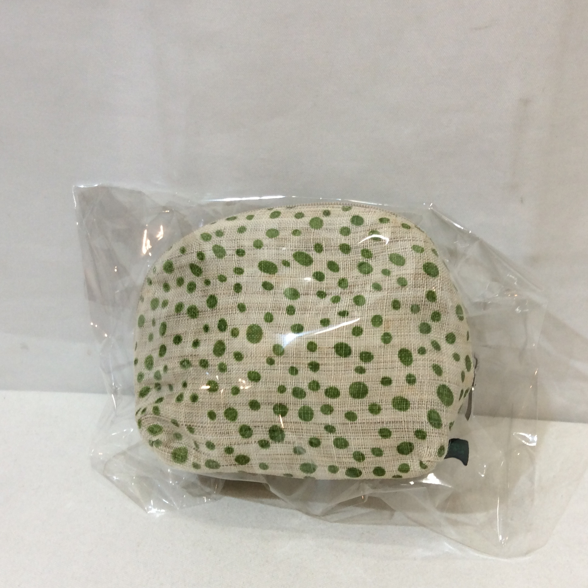 未使用 麻ポーチ  京都購入品
