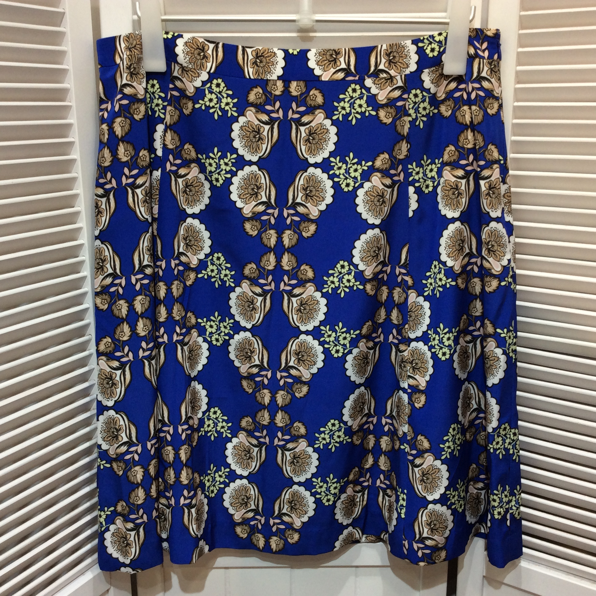 MACKINTOSH LONDONマッキントッシュ ロンドン スカート 46 ブルー柄 15号