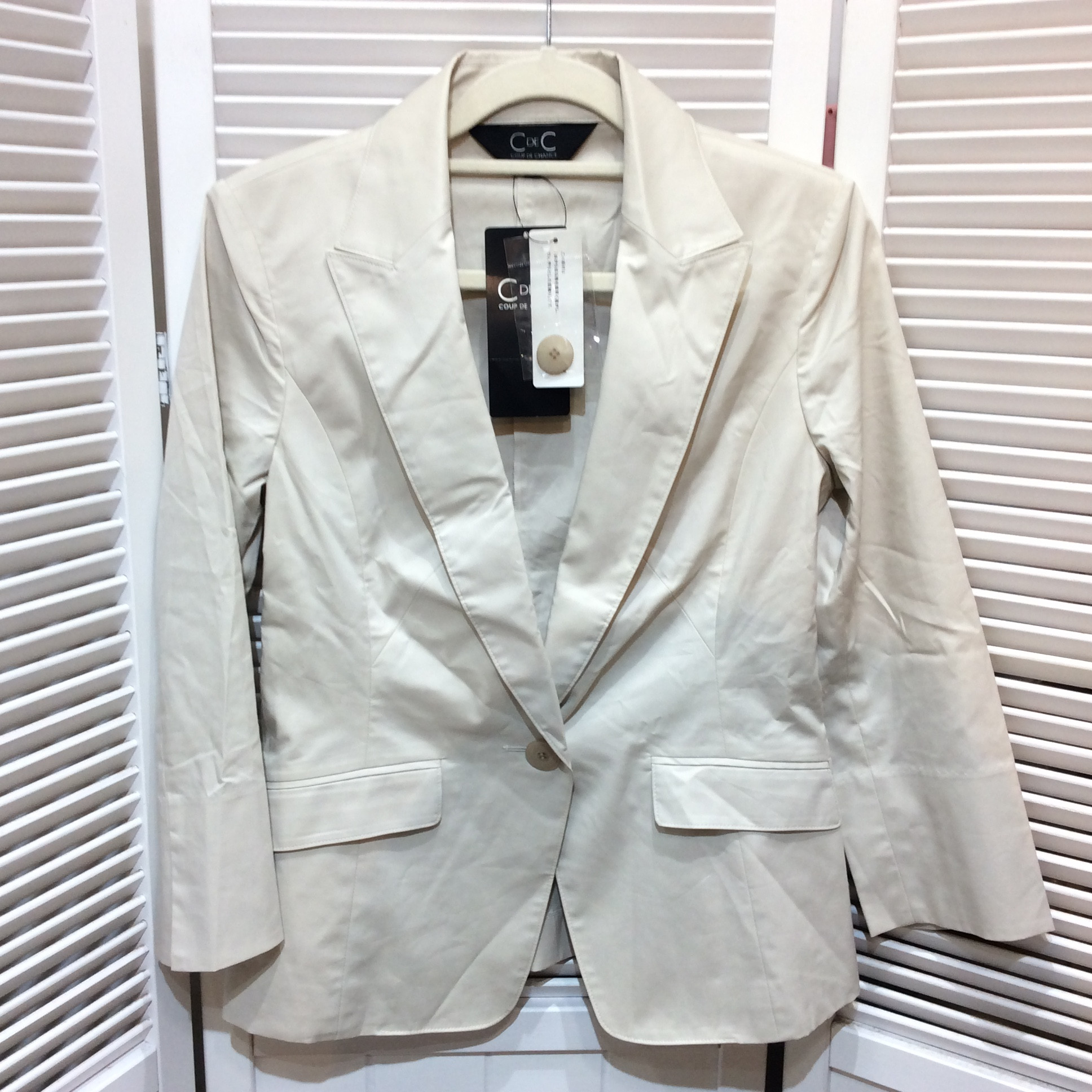 未使用☆COUP DE CHANCE クードシャンス 接触冷感ジャケット M 38